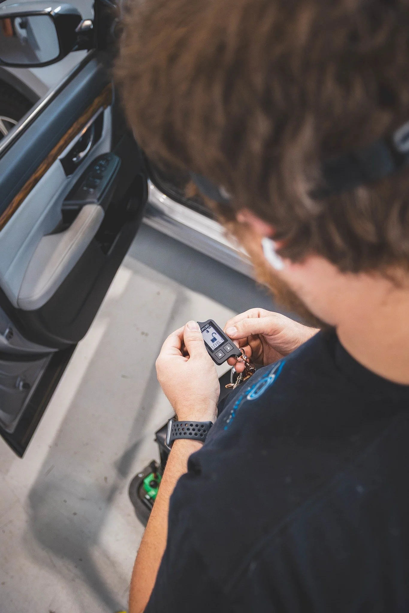 remote start button for your vehicle