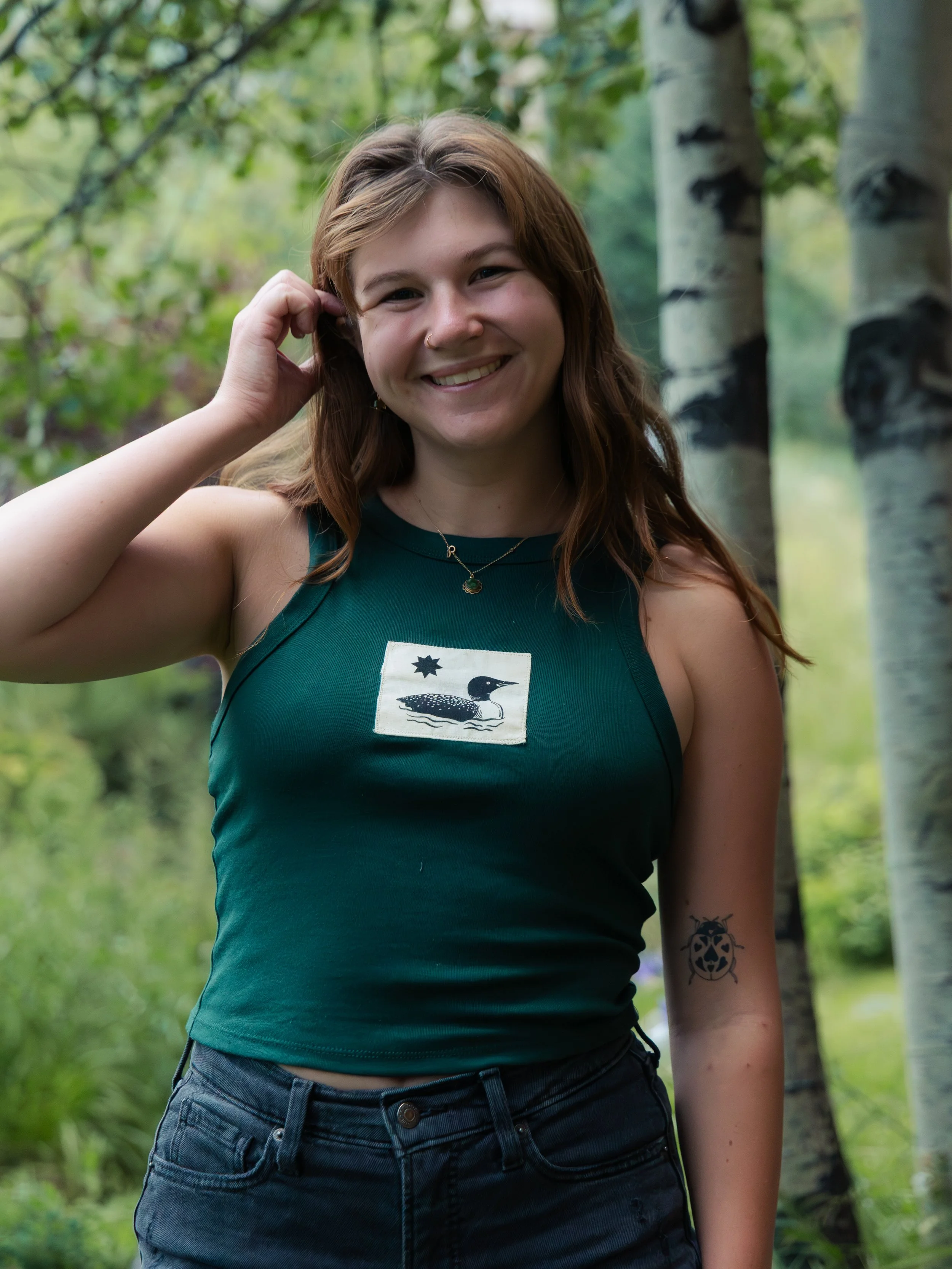 Custom Patchwork Tank - Green