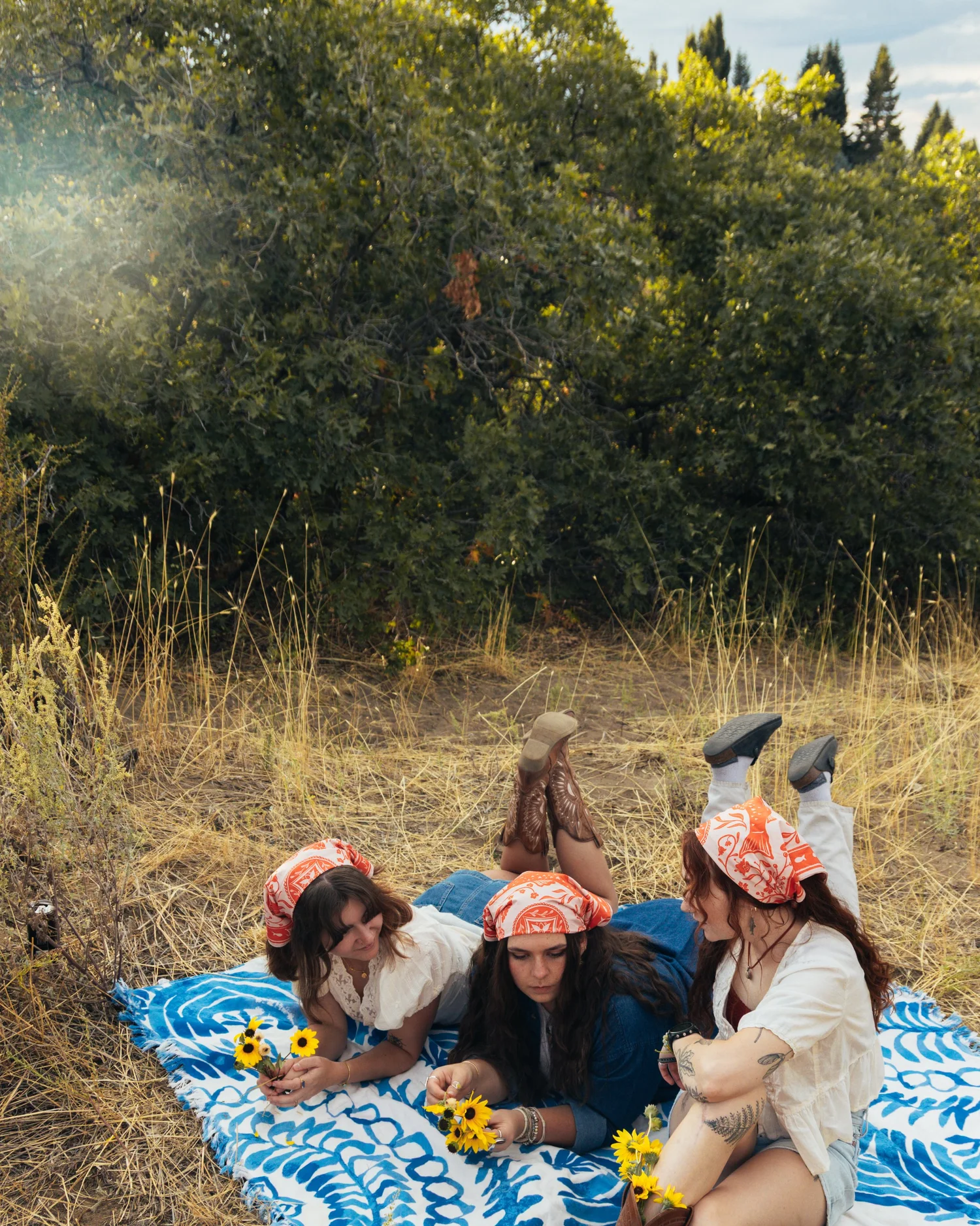 River Bloom Bandana — own little world
