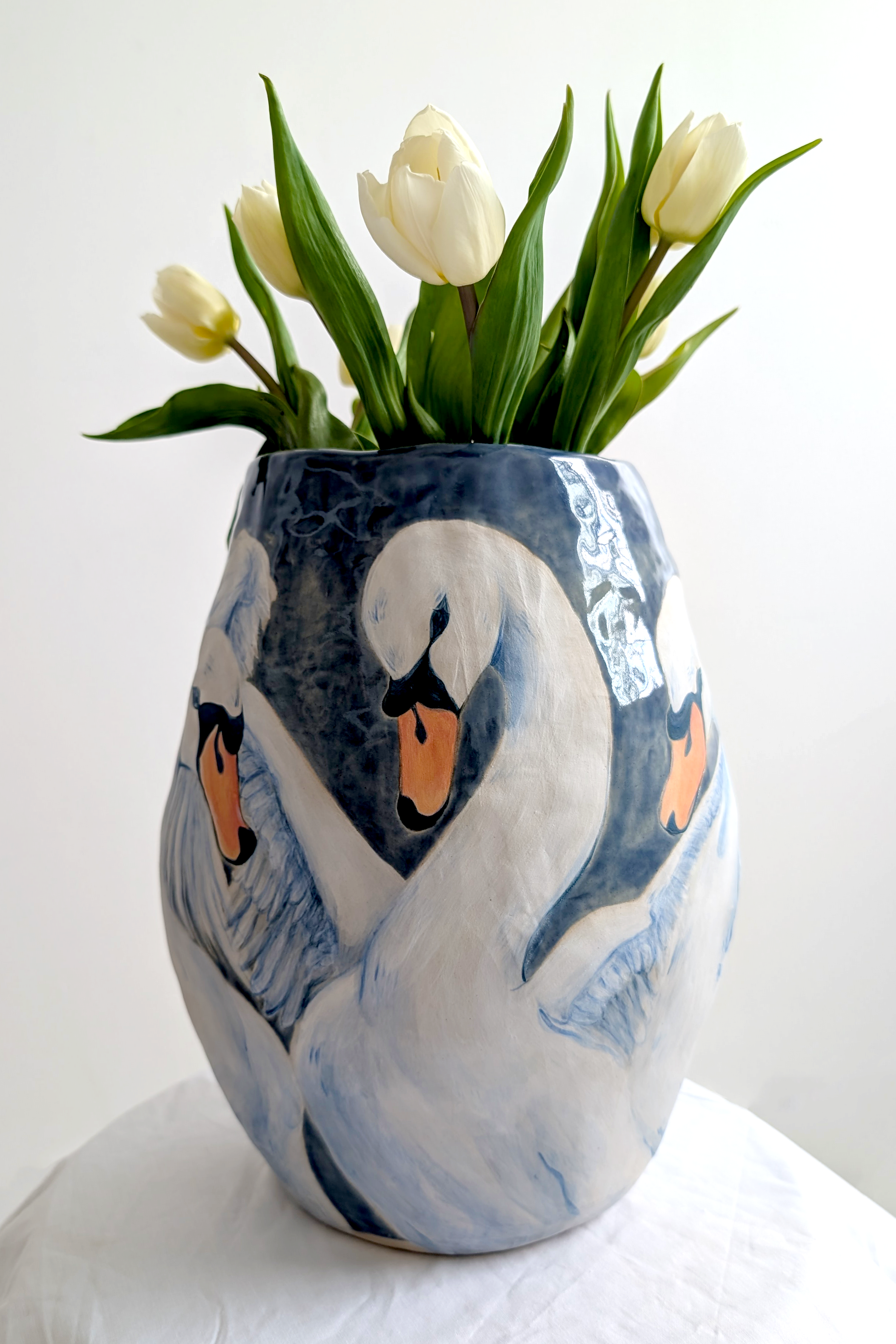 Vase of Friendship - Swan Vase