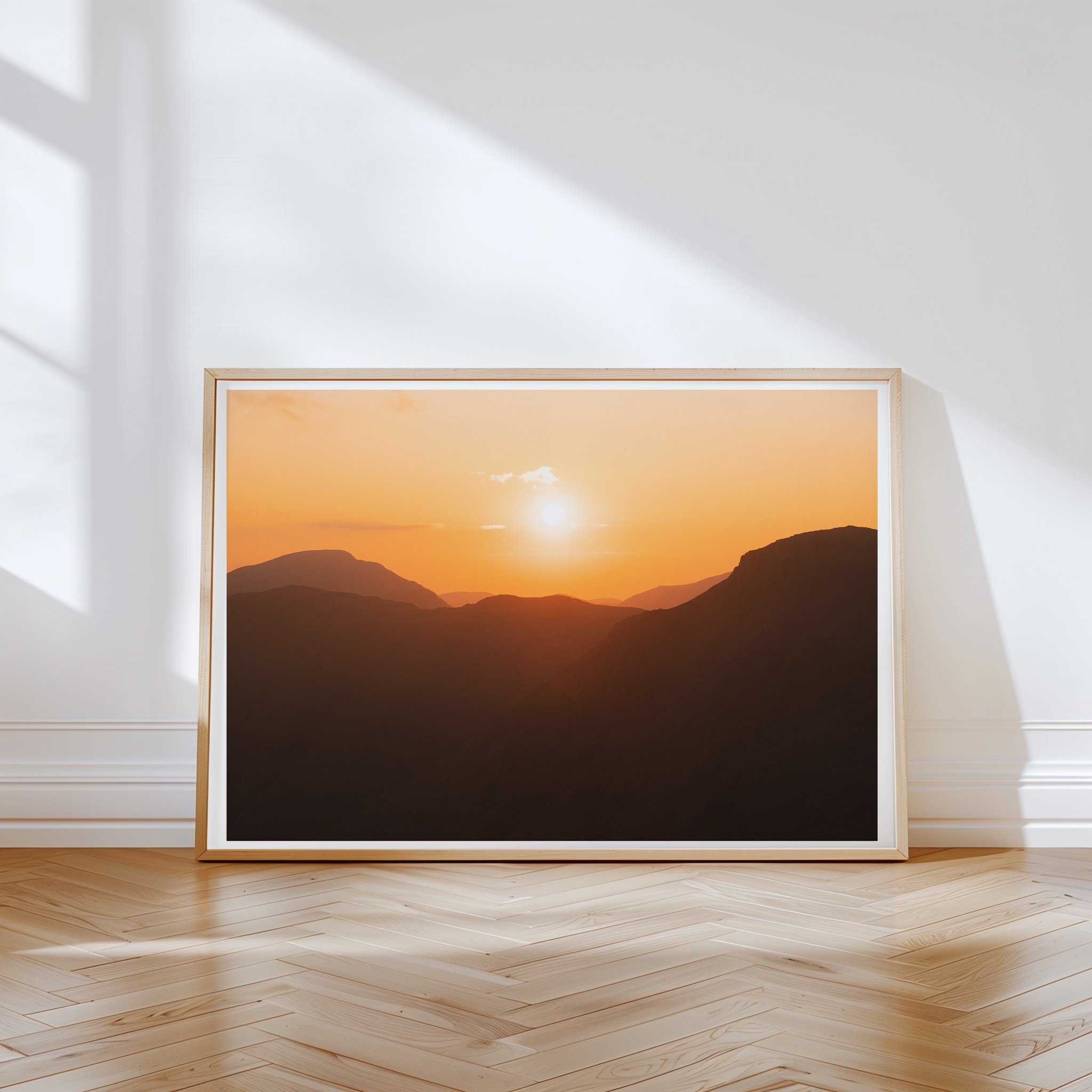 Sunset over The Lake District
