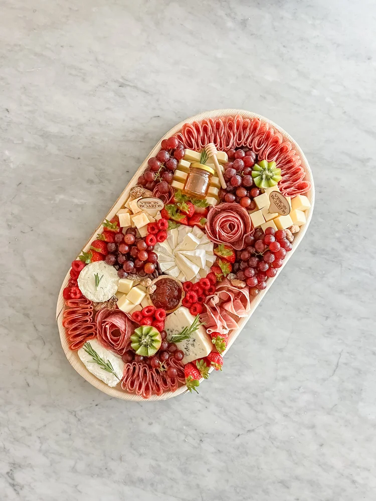 Charcuterie board styled by Carissa