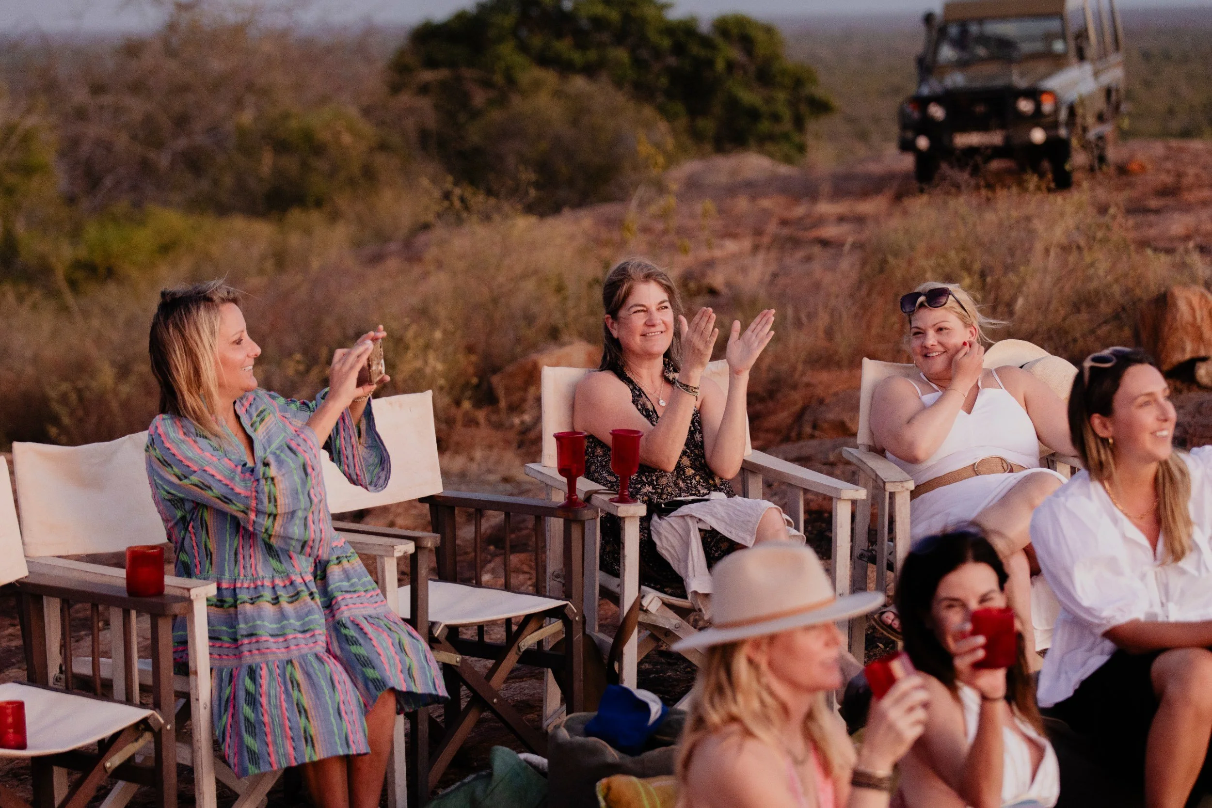 Private Yoga safari at Galdessa Camp on the Galana River, Tsavo East, Kenya, February 2024. Day eight with Wildlife & Yoga