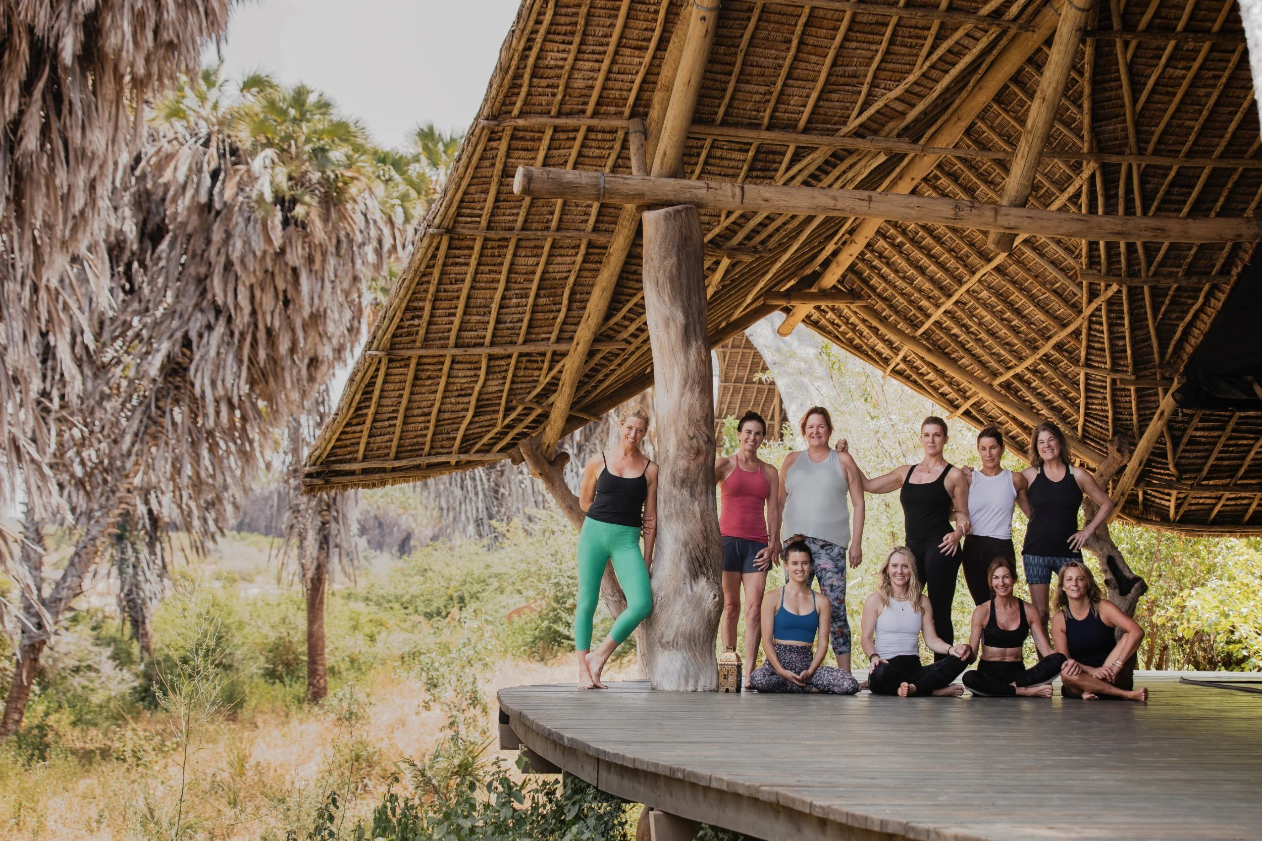 Private Yoga safari at Galdessa Camp on the Galana River, Tsavo East, Kenya, February 2024. Day eight with Wildlife & Yoga