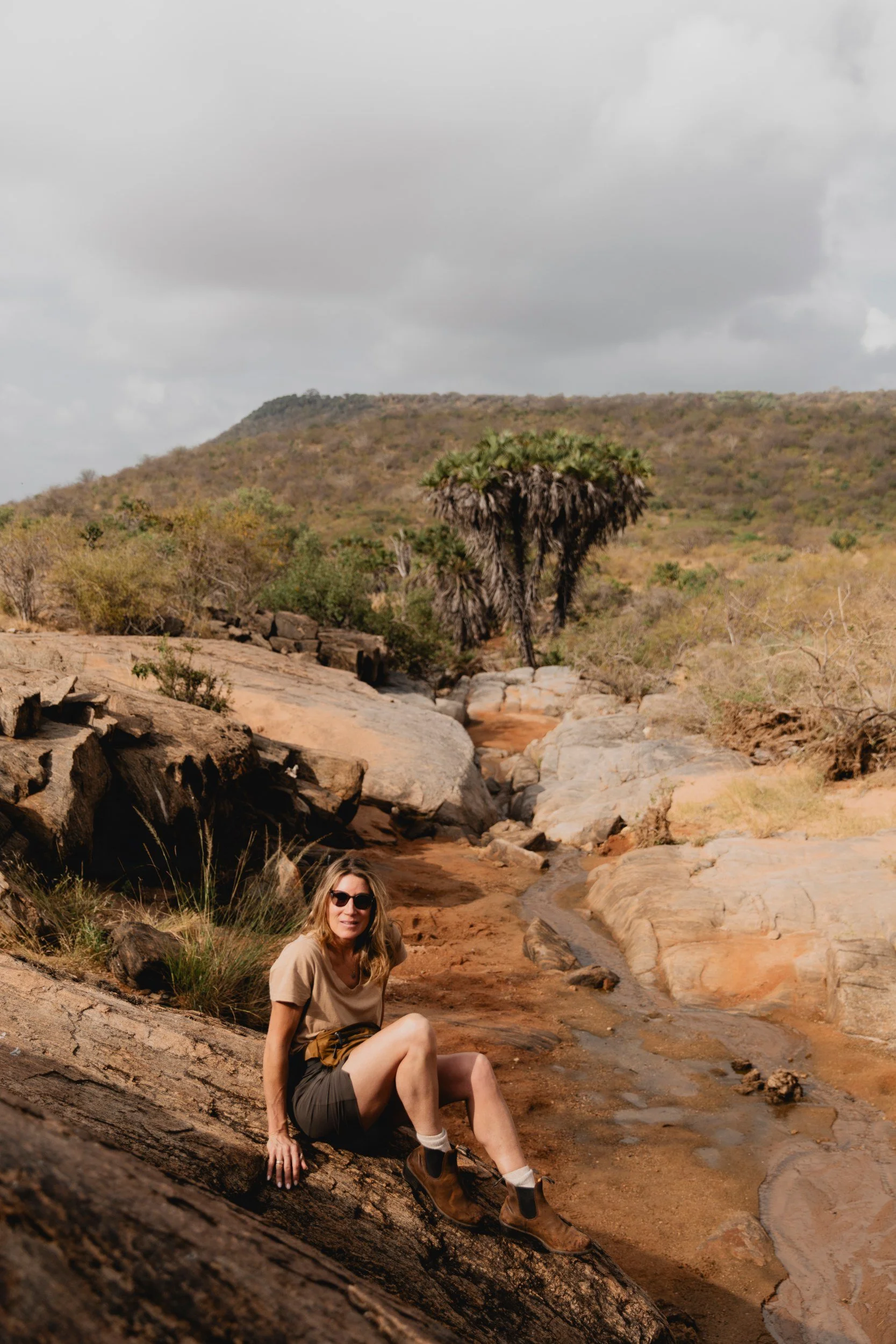 Private Yoga safari at Galdessa Camp on the Galana River, Tsavo East, Kenya, February 2024. Day eight with Wildlife & Yoga