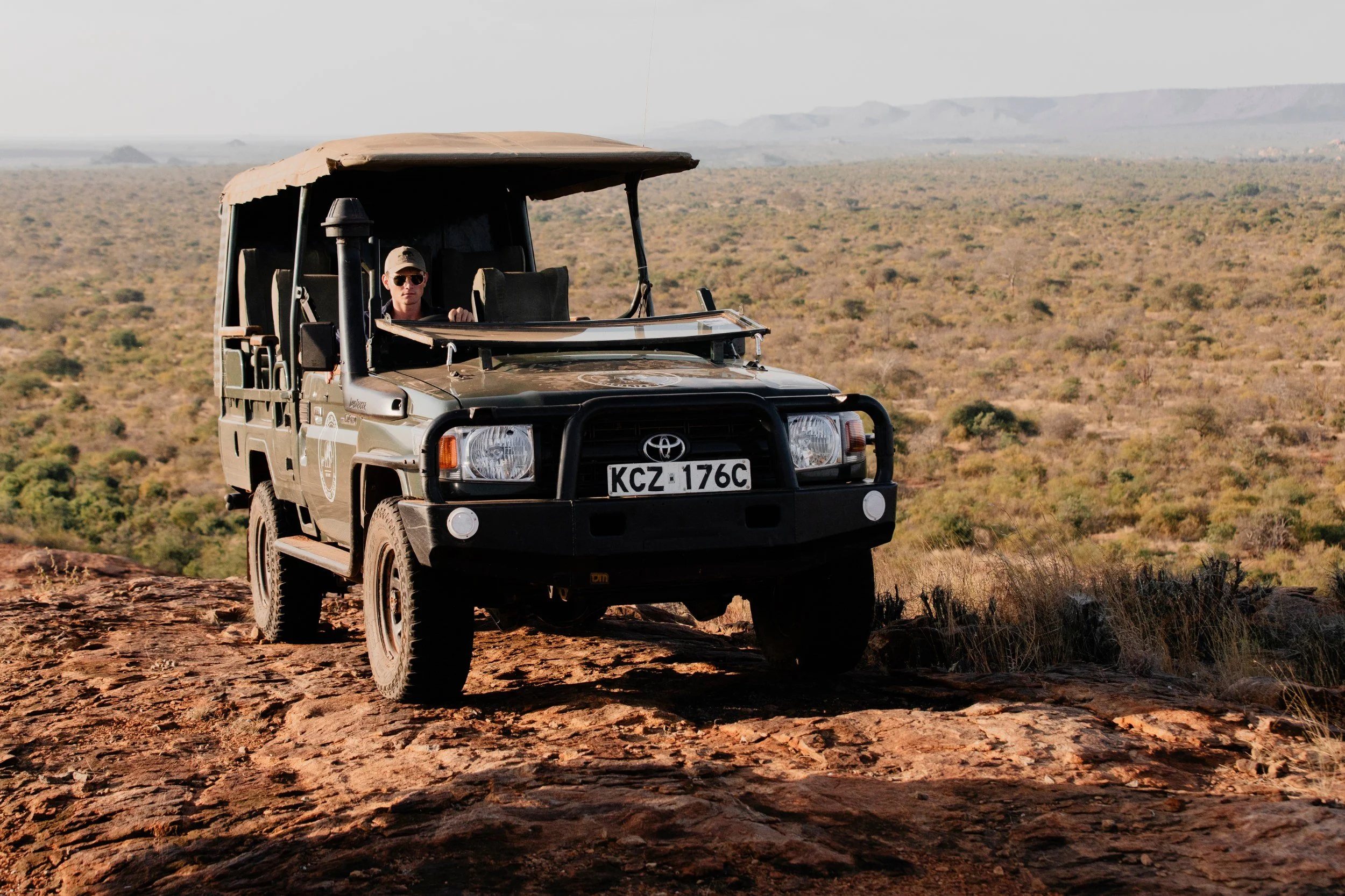 Private Yoga safari at Galdessa Camp on the Galana River, Tsavo East, Kenya, February 2024. Day eight with Wildlife & Yoga