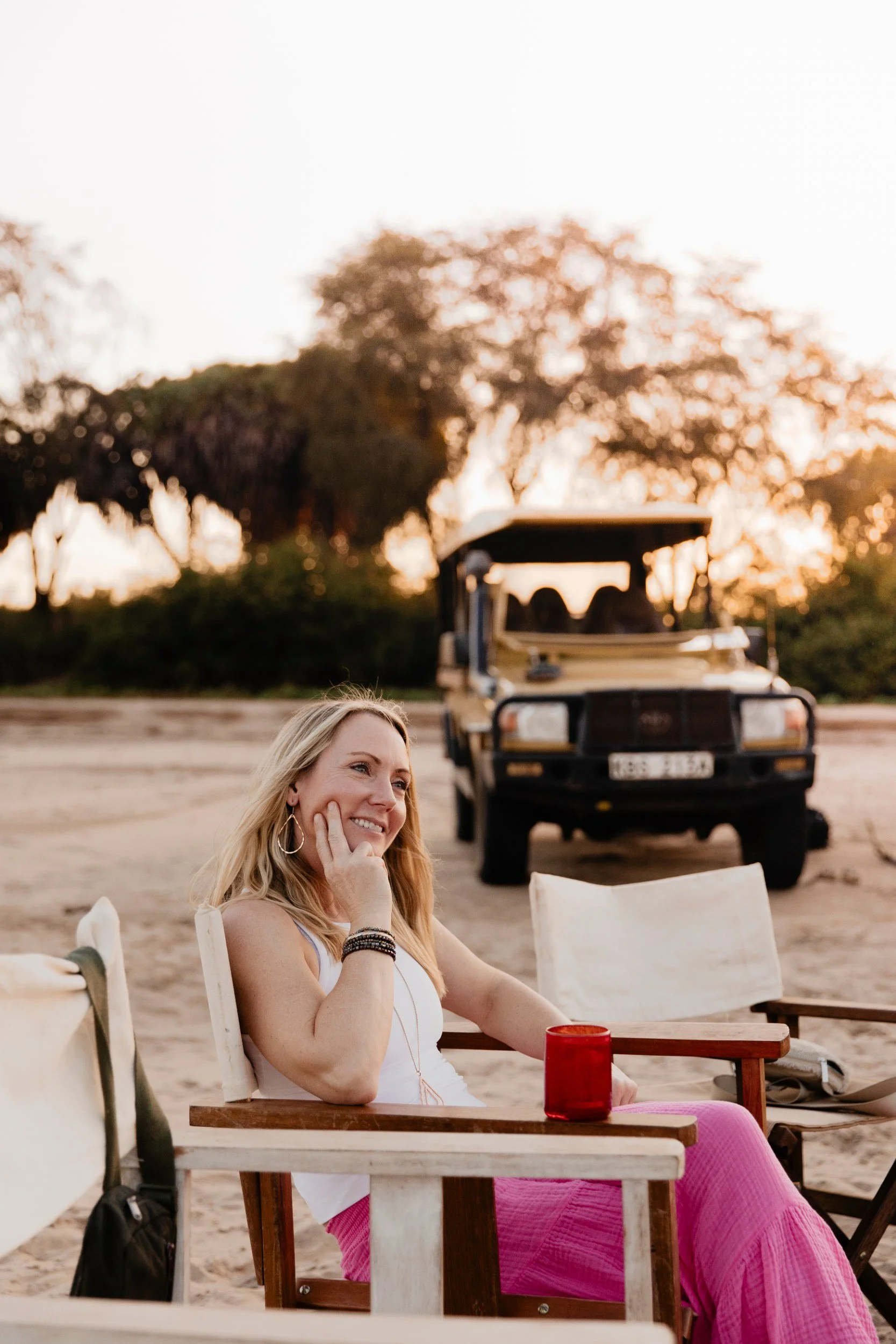 Private Yoga safari at Galdessa Camp on the Galana River, Tsavo East, Kenya, February 2024. Day seven with Wildlife & Yoga