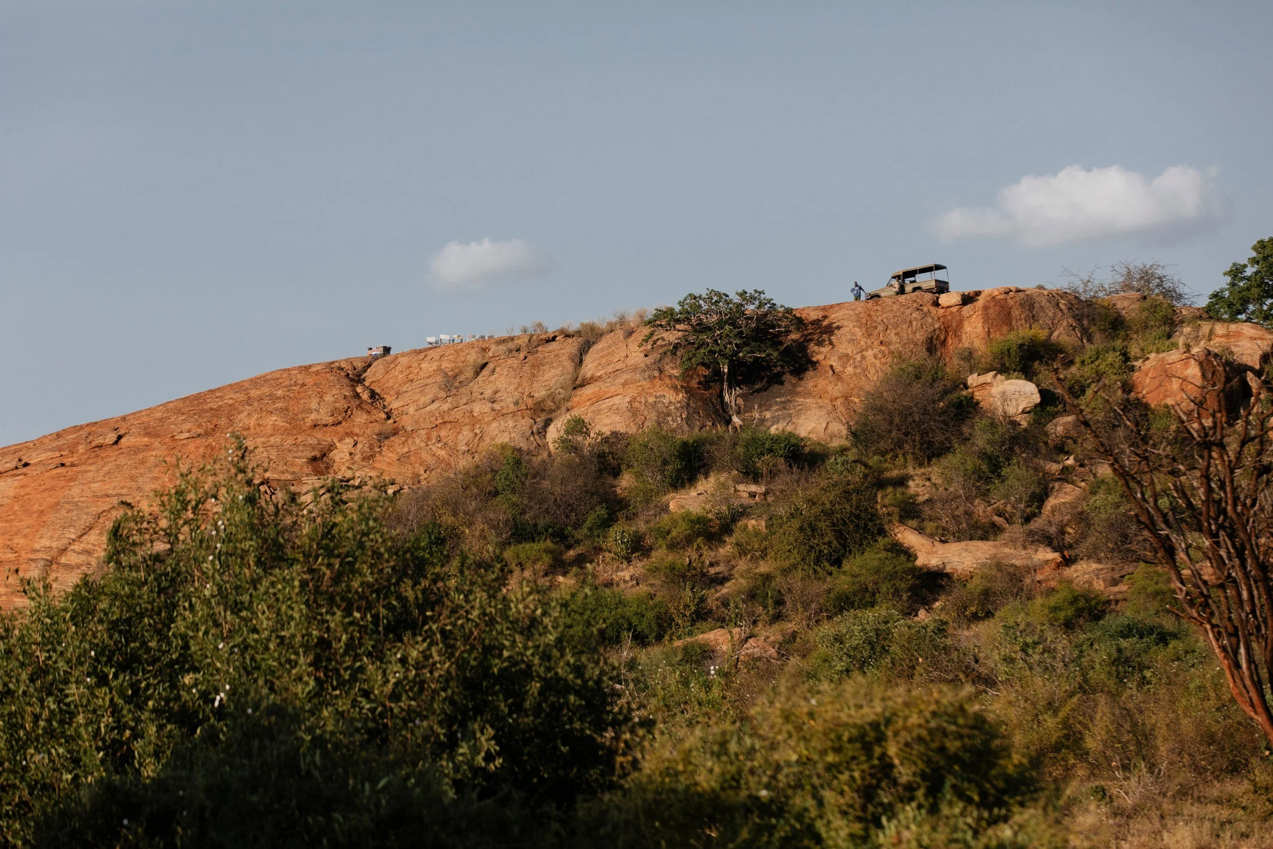 Private Yoga safari at Galdessa Camp on the Galana River, Tsavo East, Kenya, February 2024. Day eight with Wildlife & Yoga