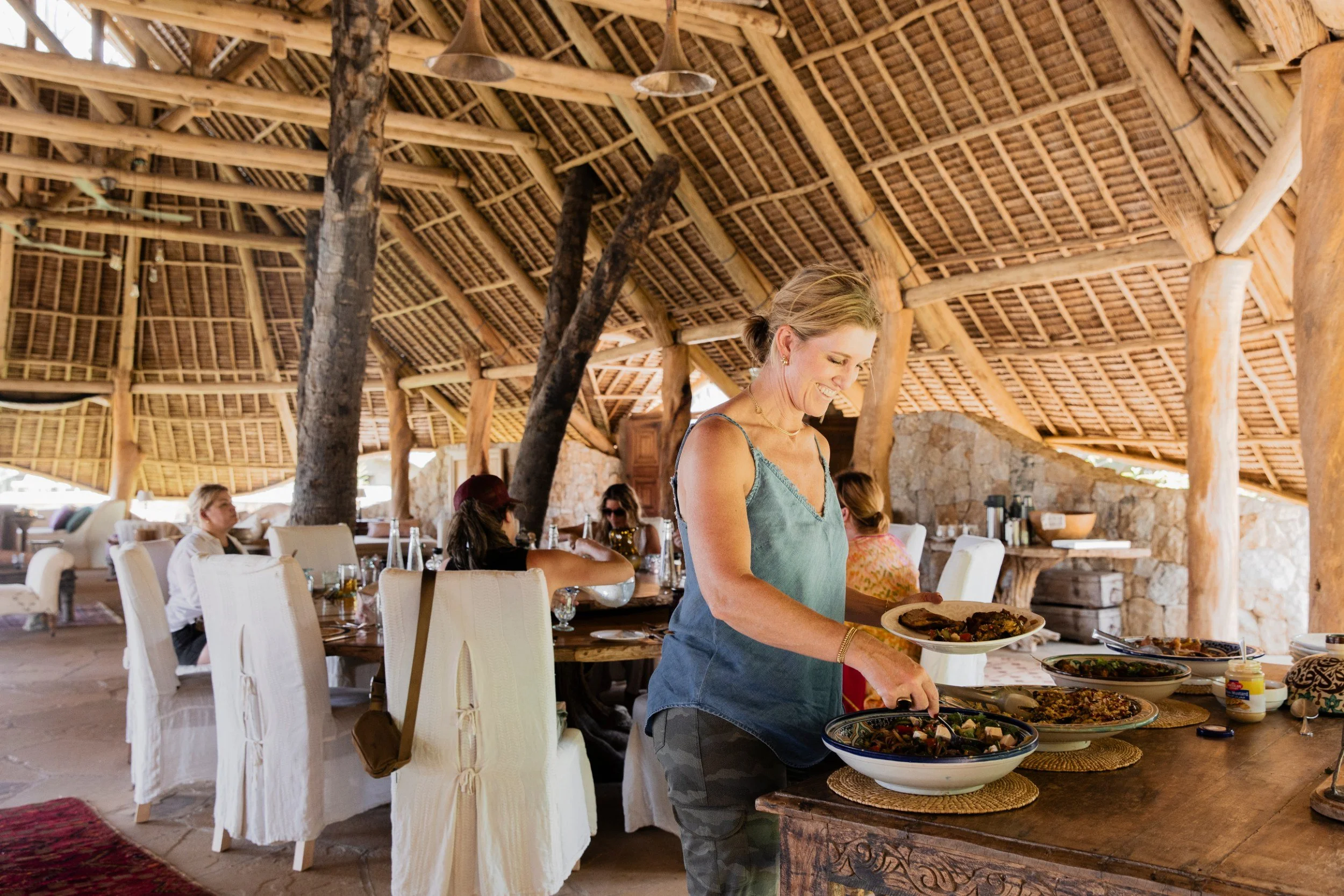 Private Yoga safari at Galdessa Camp on the Galana River, Tsavo East, Kenya, February 2024. Day seven with Wildlife & Yoga