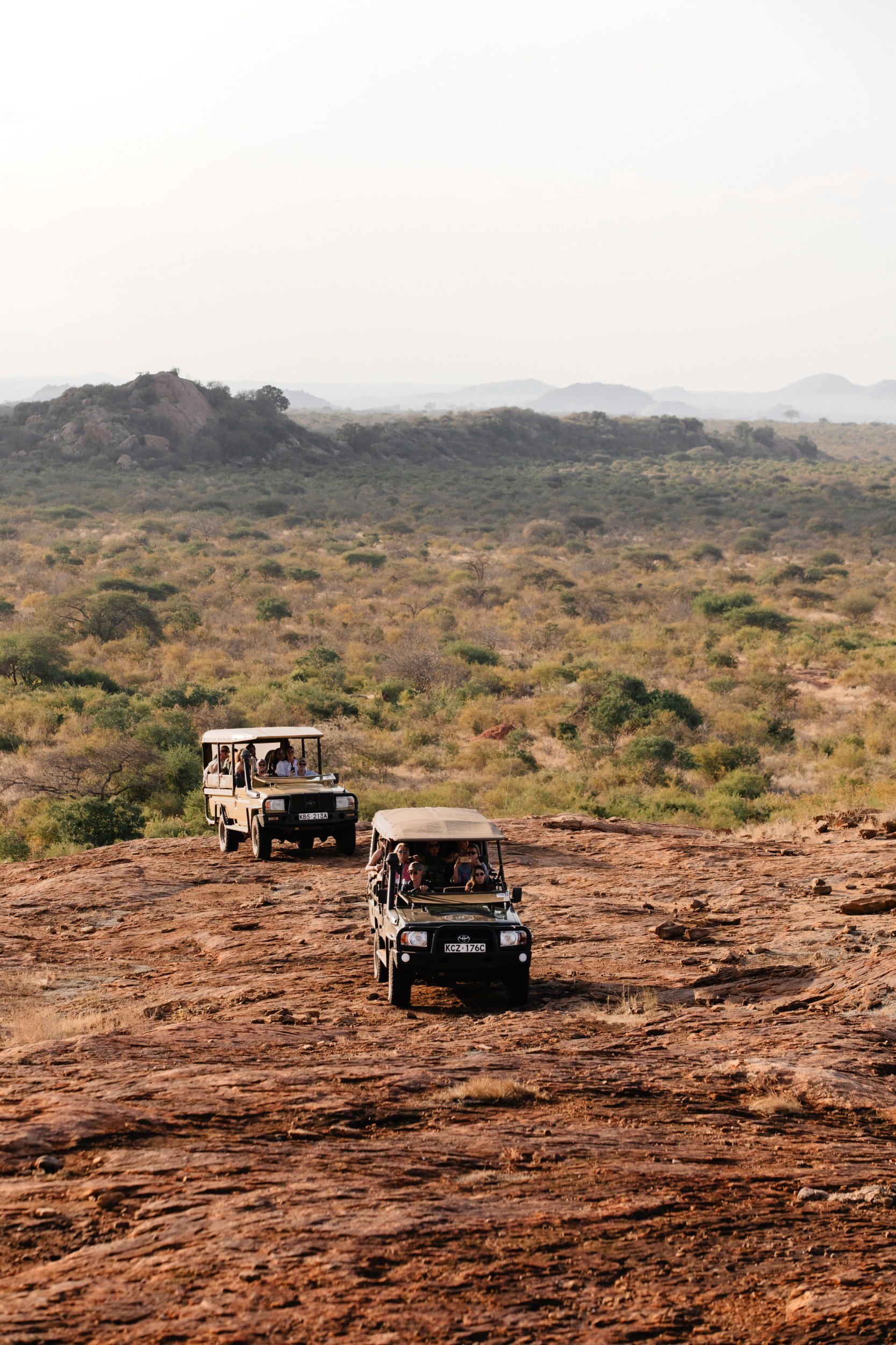 Private Yoga safari at Galdessa Camp on the Galana River, Tsavo East, Kenya, February 2024. Day eight with Wildlife & Yoga