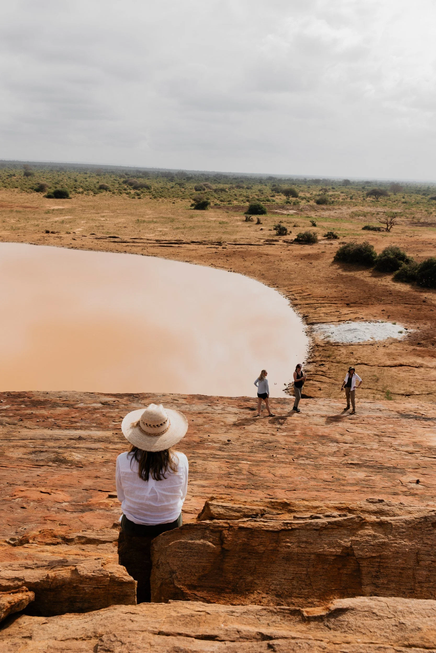 Private Yoga safari at Galdessa Camp on the Galana River, Tsavo East, Kenya, February 2024. Day seven with Wildlife & Yoga