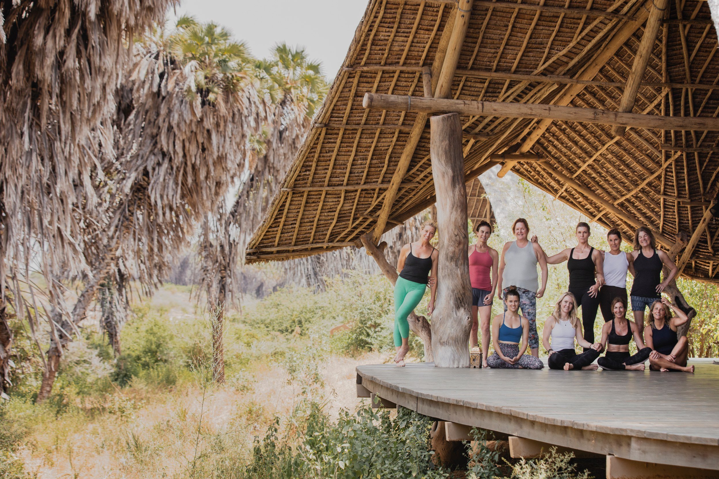 Private Yoga safari at Galdessa Camp on the Galana River, Tsavo East, Kenya, February 2024. Day eight with Wildlife & Yoga