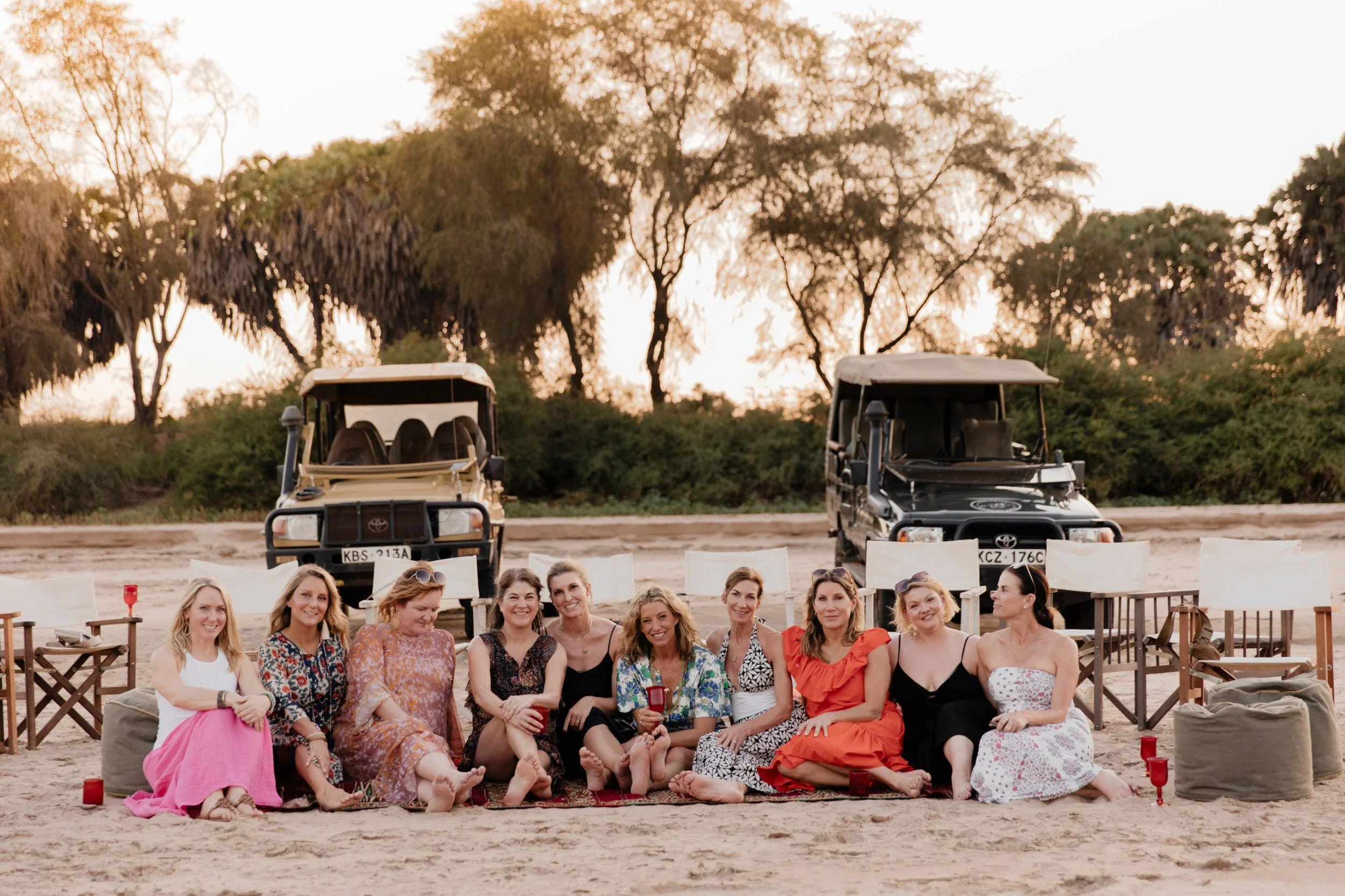 Private Yoga safari at Galdessa Camp on the Galana River, Tsavo East, Kenya, February 2024. Day seven with Wildlife & Yoga