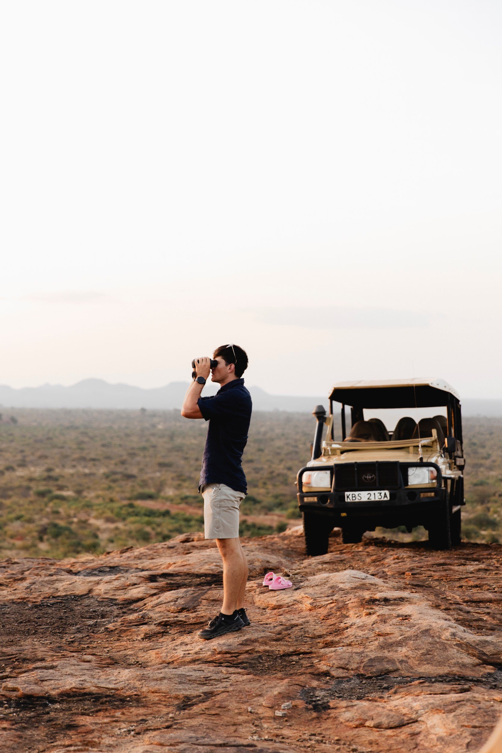 Private Yoga safari at Galdessa Camp on the Galana River, Tsavo East, Kenya, February 2024. Day eight with Wildlife & Yoga
