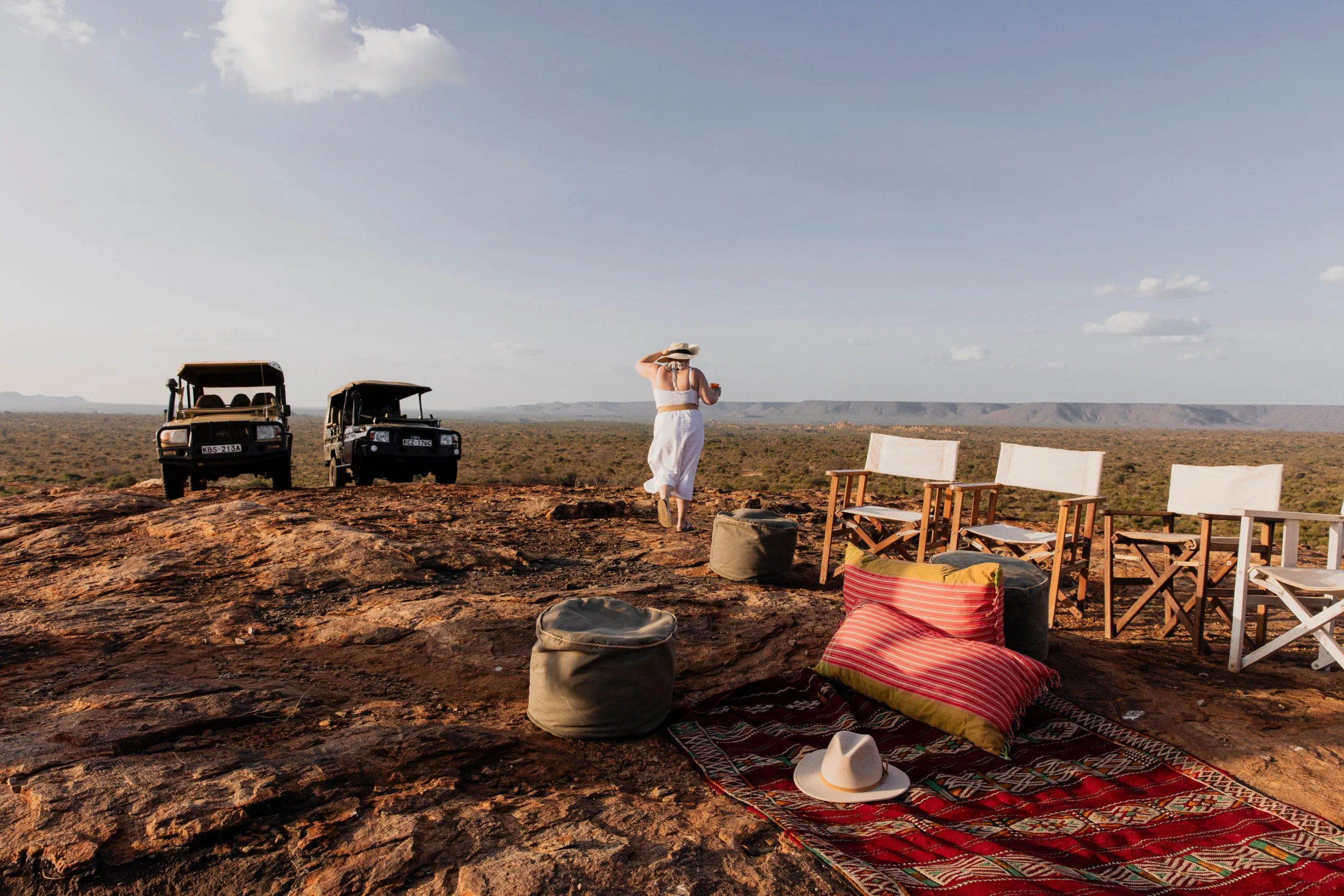 Private Yoga safari at Galdessa Camp on the Galana River, Tsavo East, Kenya, February 2024. Day eight with Wildlife & Yoga