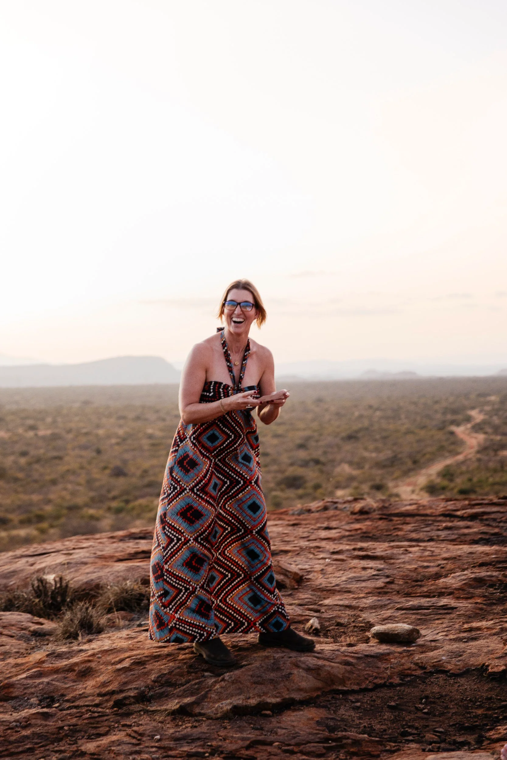 Private Yoga safari at Galdessa Camp on the Galana River, Tsavo East, Kenya, February 2024. Day eight with Wildlife & Yoga