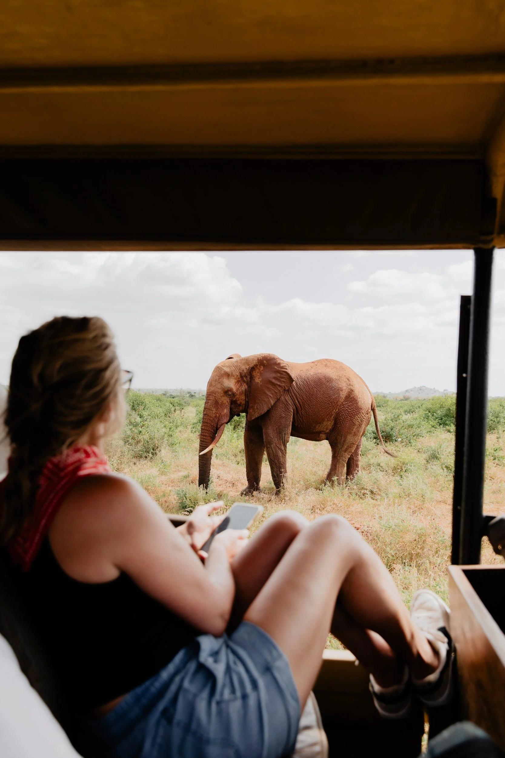 Private Yoga safari at Galdessa Camp on the Galana River, Tsavo East, Kenya, February 2024. Day seven with Wildlife & Yoga