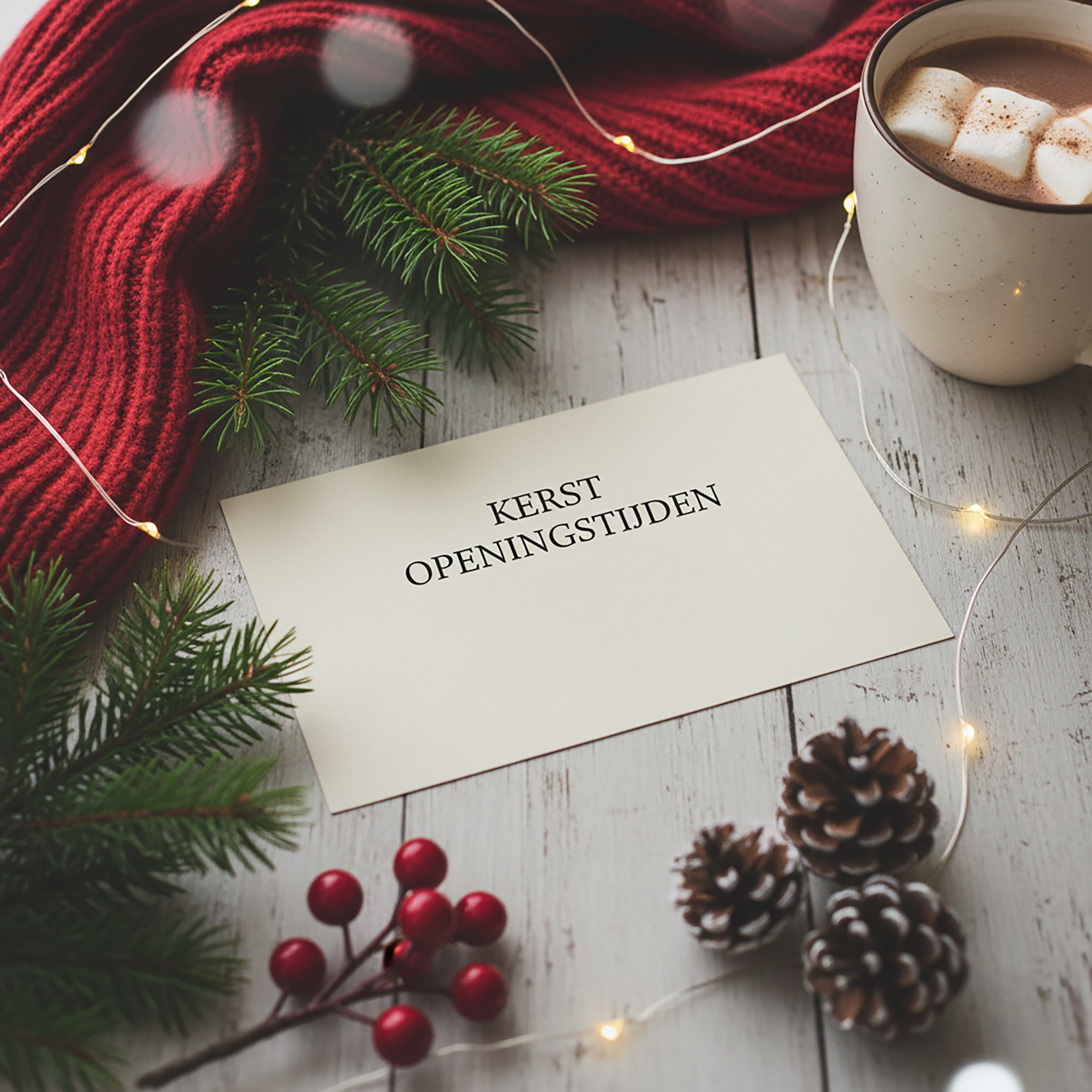 Beschikbaarheid tijdens de feestdagen