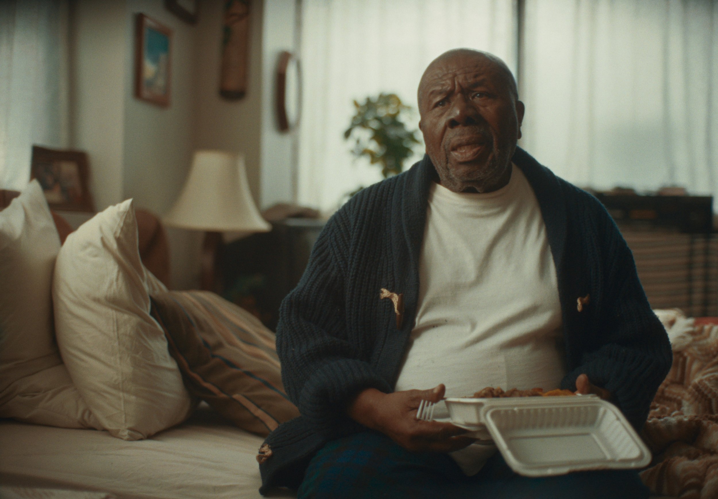 Oliver Samuels as Desmond James in the short film Sugar Dumplin', directed by Tristan Barrocks. 