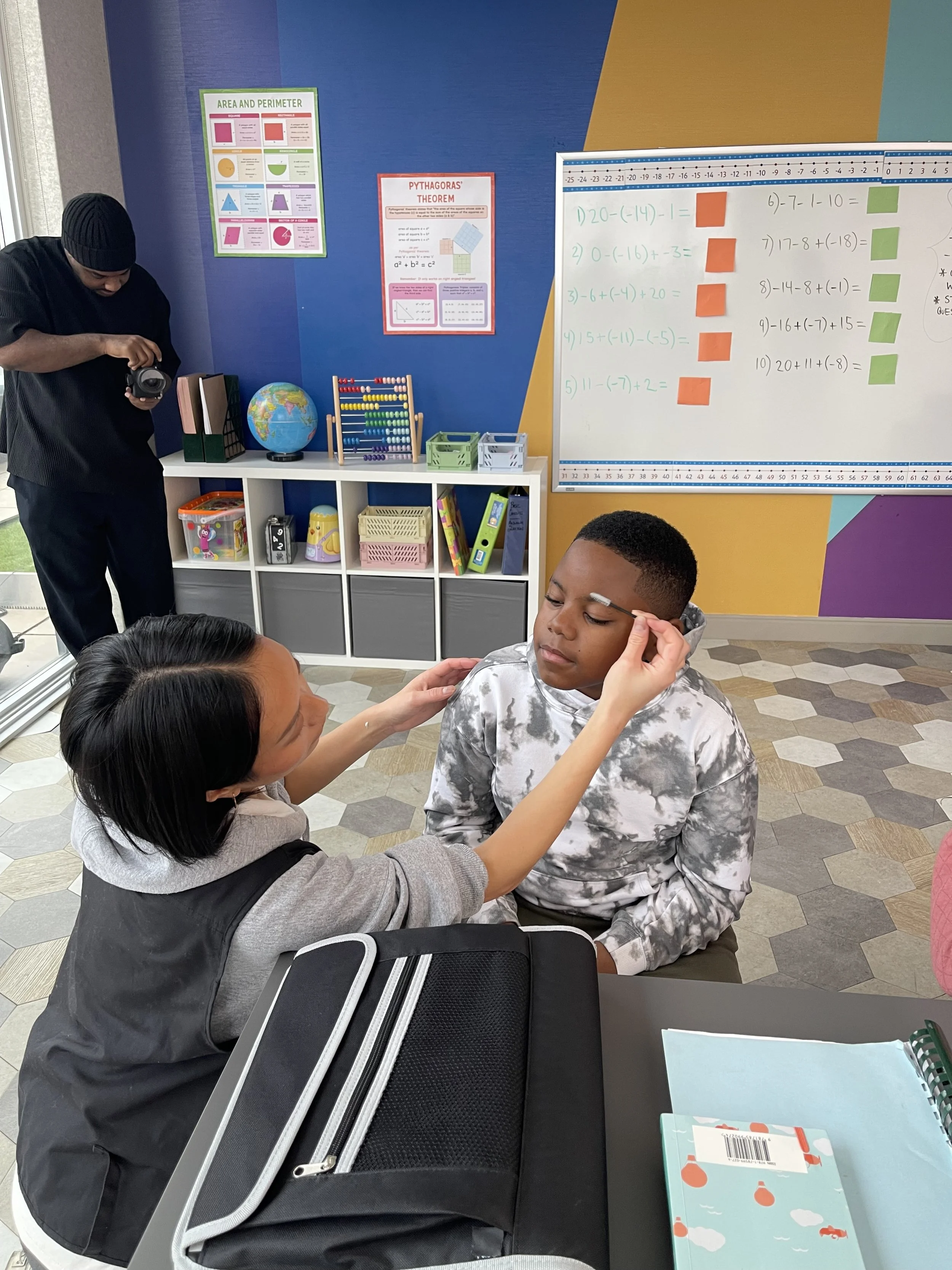 Tristan Barrocks on the set of I Am Human commercial, directing it for BES executive search engine company in Toronto, Canada, award-winning commercial 