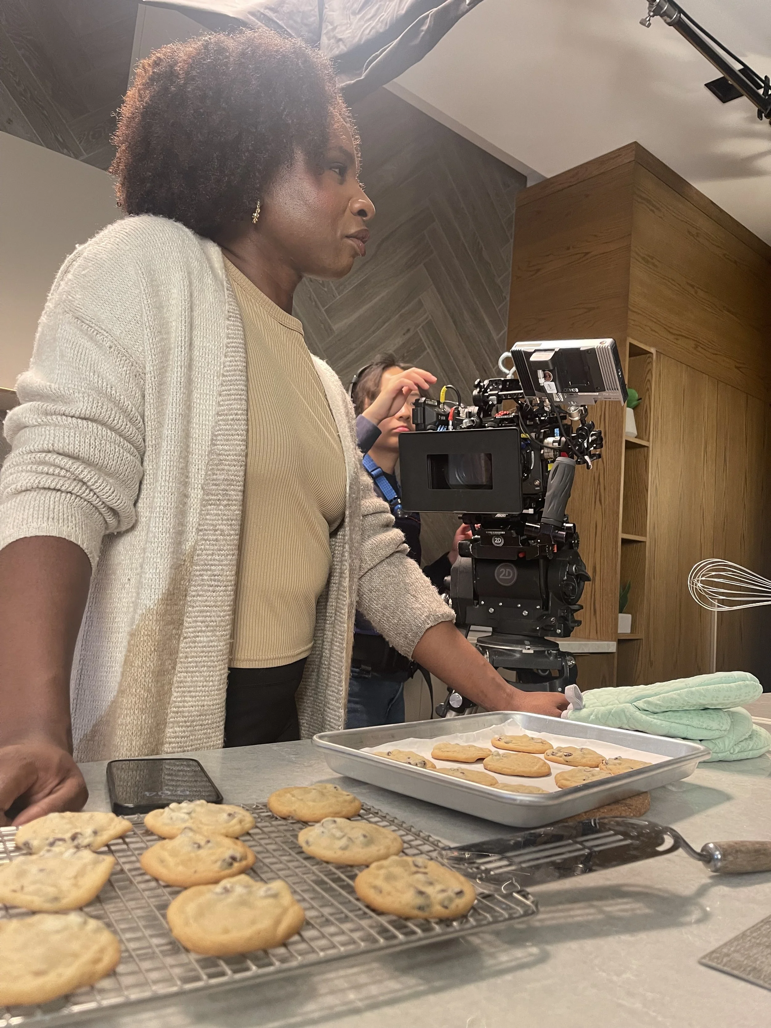 Tristan Barrocks on the set of I Am Human commercial, directing it for BES executive search engine company in Toronto, Canada, award-winning commercial 