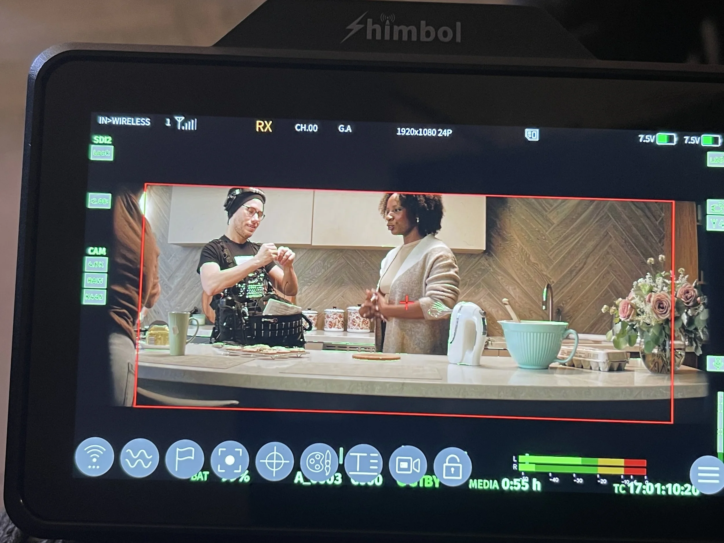 Tristan Barrocks on the set of I Am Human commercial, directing it for BES executive search engine company in Toronto, Canada, award-winning commercial 