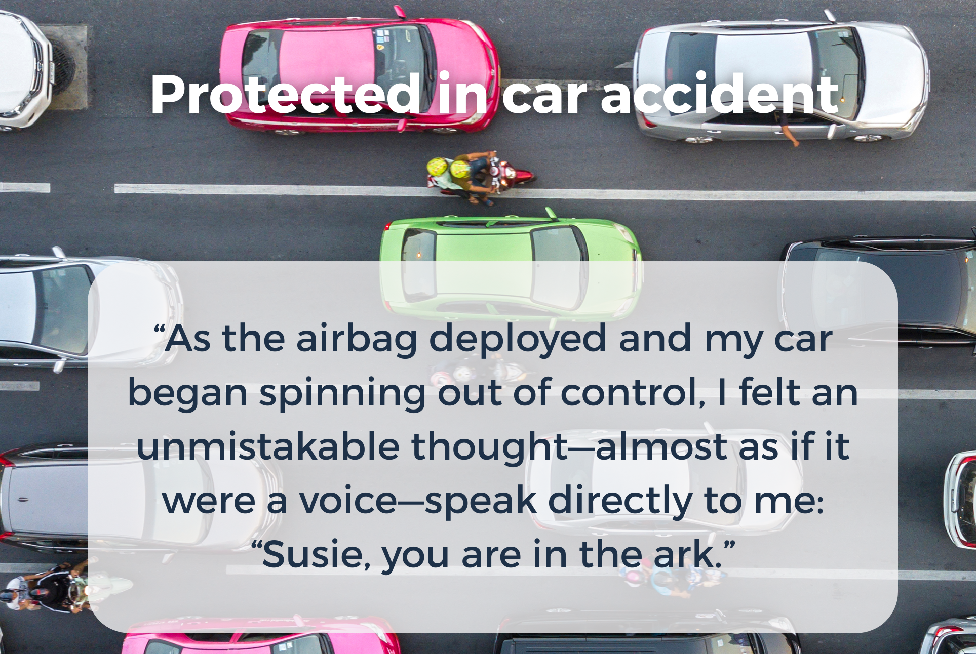 Protected in car accident