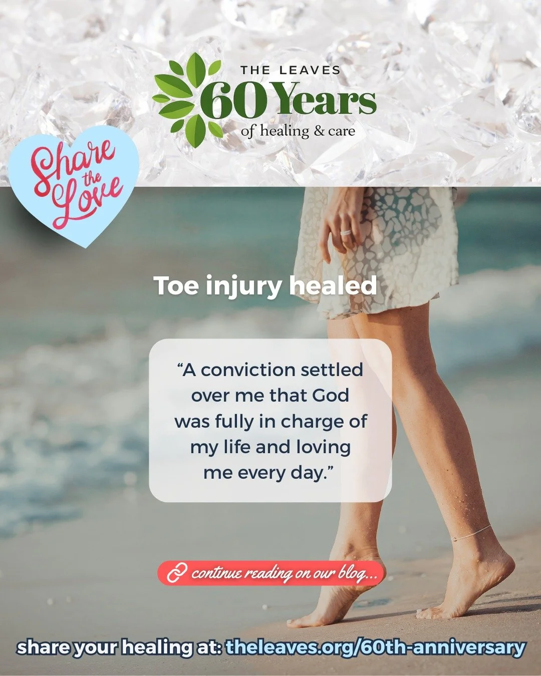 🏃One of our staff members has a testimony of healing published in this week's Christian Science Sentinel.
🔗Click the link in bio to read it now on JSH-Online. Or head to theleaves.org/testimonies-of-healing to read it on our blog.
.
#60thAnniversar