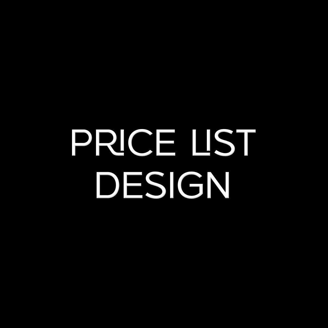 Price List Design