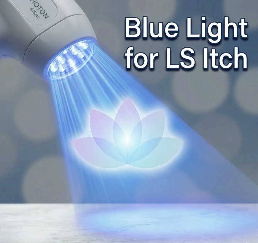 How to Stop Lichen Sclerosus Itching: Red and Blue Light Therapy at Home