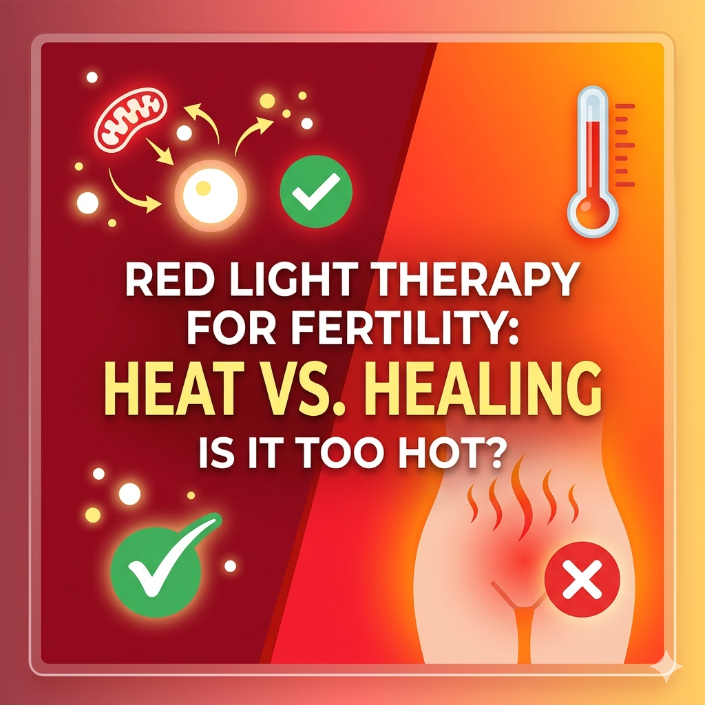 How to Use Red Light Therapy for Fertility Safely (And Why Heat Isn't the Goal)