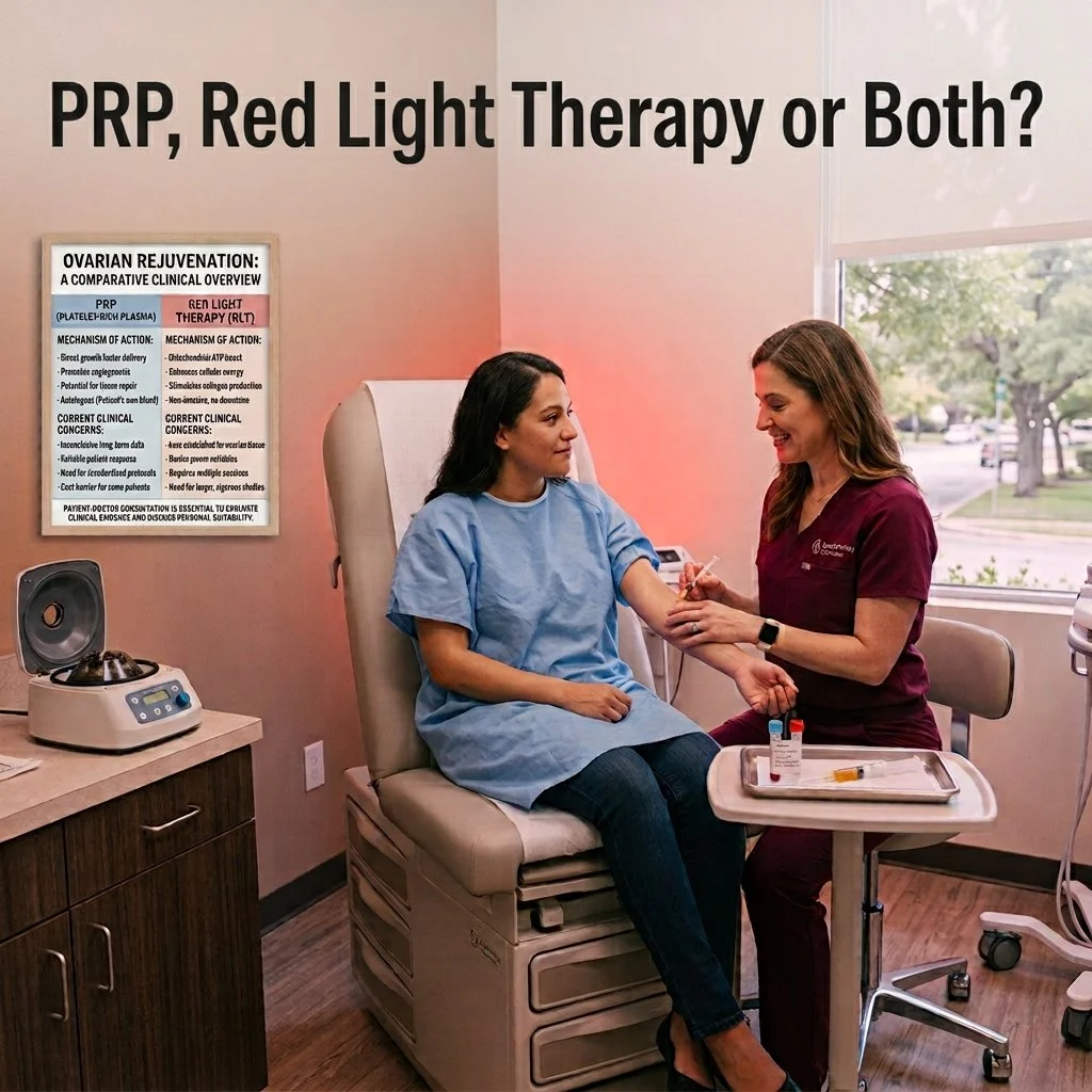 Ovarian PRP and Red Light Therapy