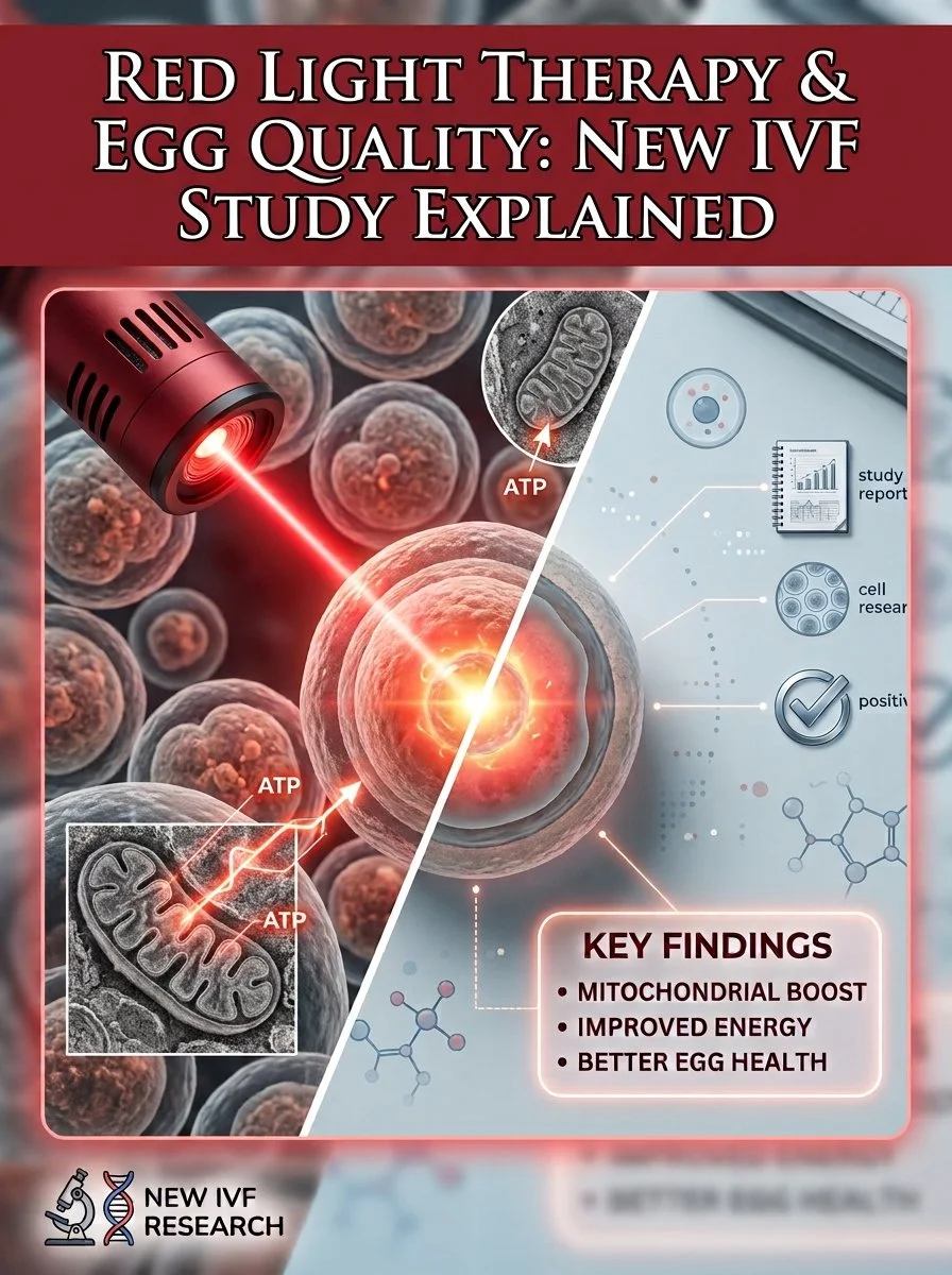 Red Light Therapy and Egg Quality: New IVF Study 