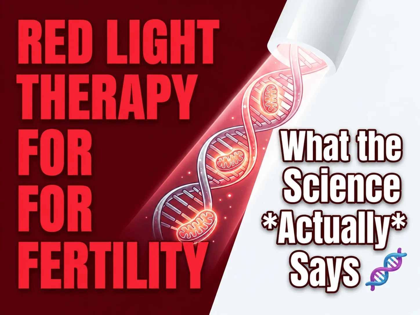 Red Light Therapy for Fertility - Research Review