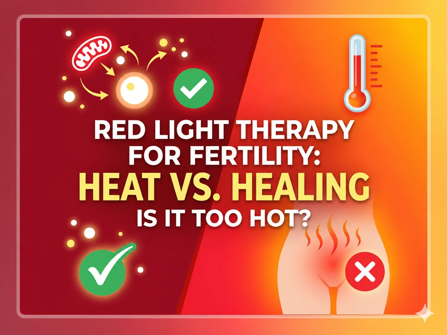 How to Use Red Light Therapy for Fertility Safely (And Why Heat Isn't the Goal)
