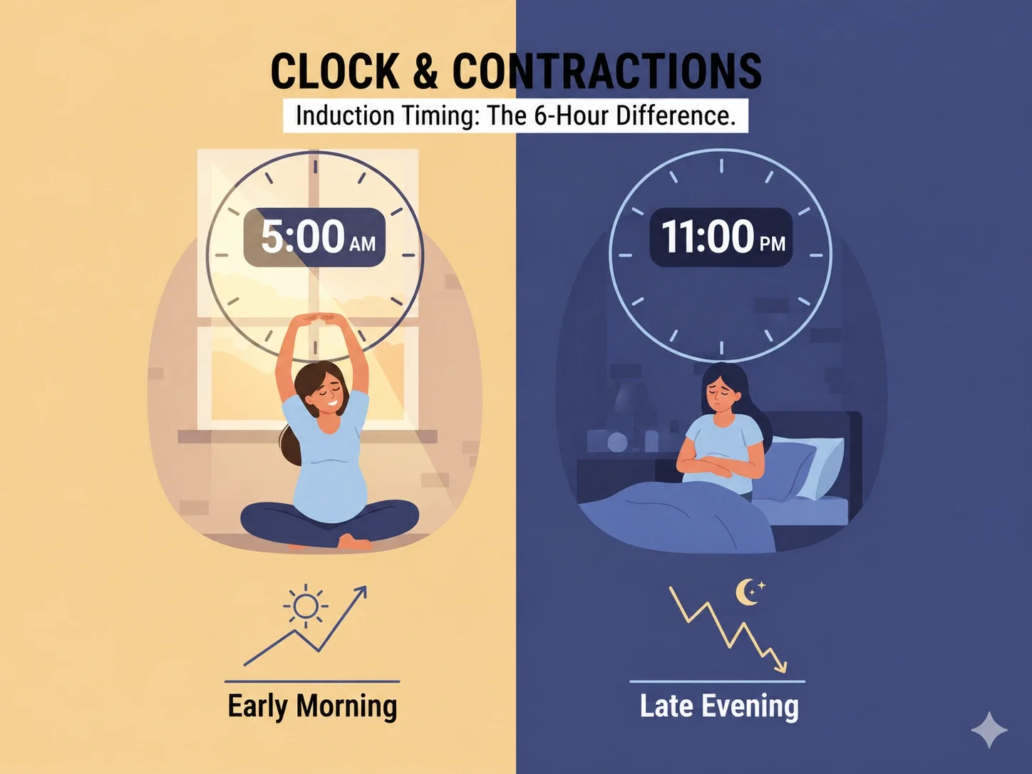 Best Time of Day for Induction: How Timing Affects Labor Length and Cesareans