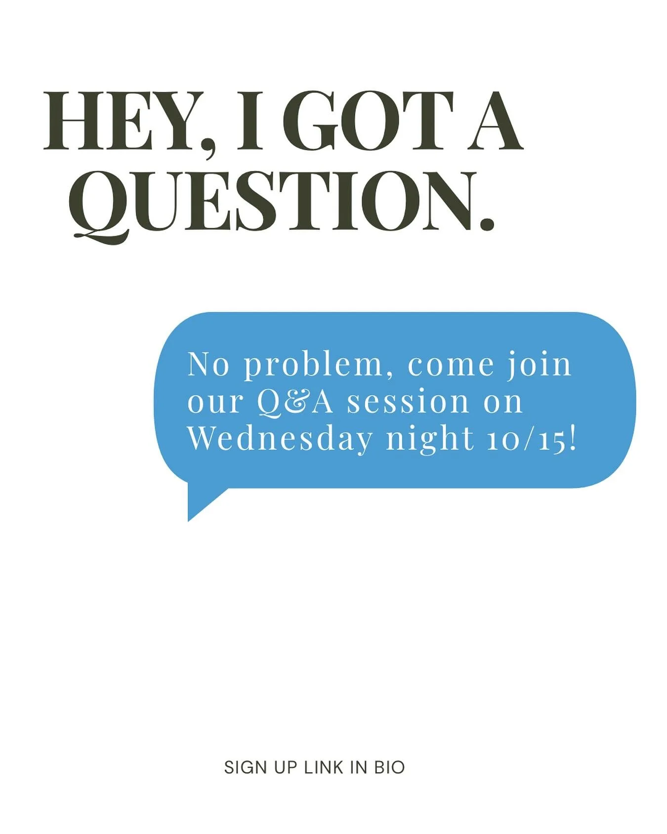 💬 Have questions about our Top Dawgs events? No problem! 🙌
We&rsquo;ll be hosting a Q&amp;A session on Wednesday, October 15th where you can learn more about our showcases and competitions, ask questions, and get all the details you need to get you