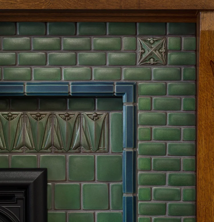 Arts & Crafts Fireplace — Motawi Tileworks