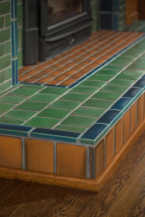 Arts & Crafts Fireplace — Motawi Tileworks