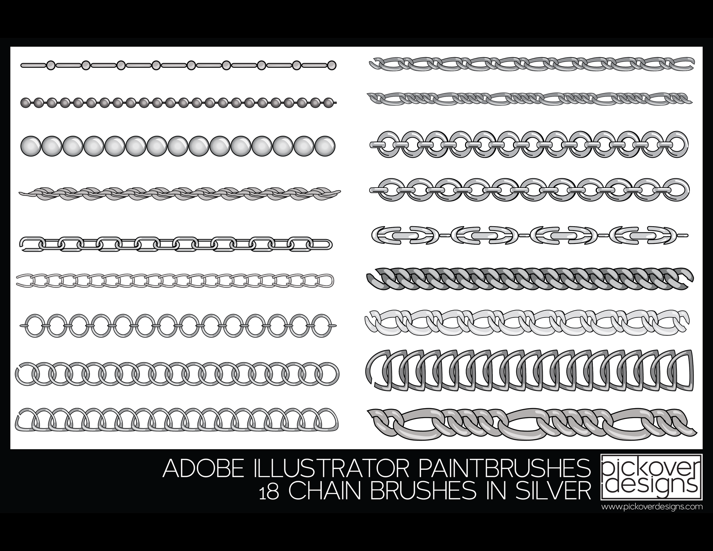 Chain Brushes -Click image to purchase. 
