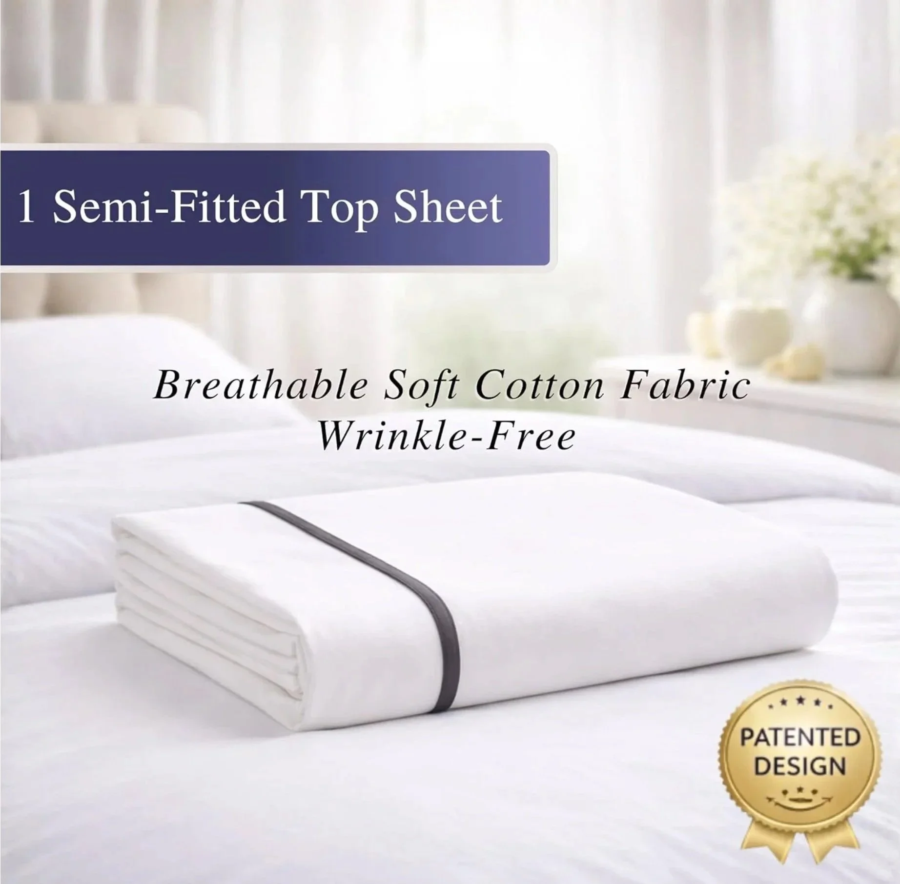 Premium Semi-Fitted Sheets & Sets (Top Sheet Only)