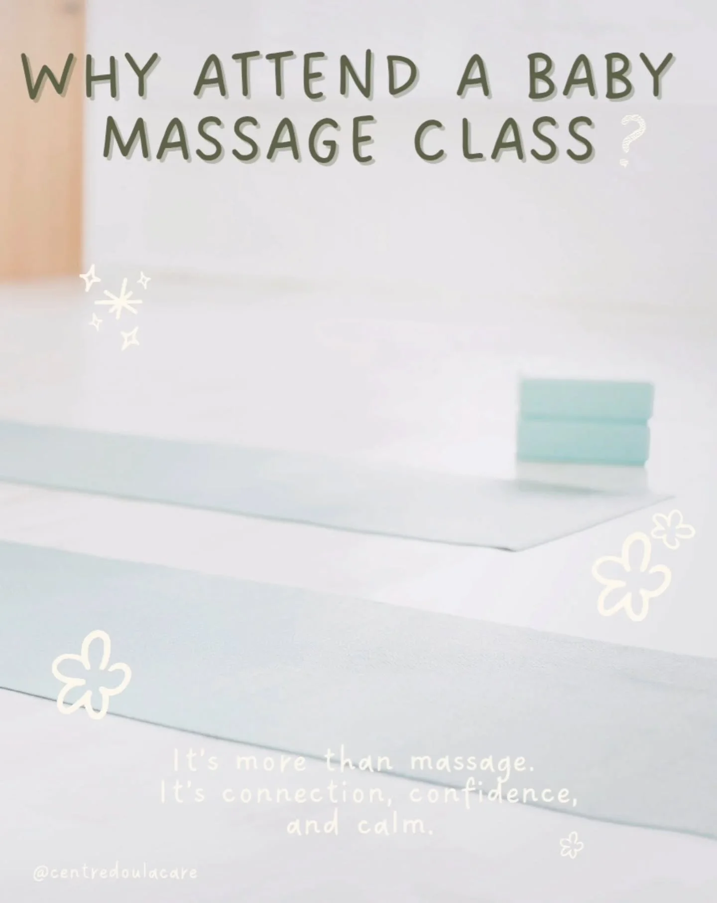 Baby massage is more than a technique,&nbsp; it is a way of connecting with your baby through nurturing touch! 🌻 

In classes, parents learn gentle strokes while beginning to understand their baby's cues, rhythms and ways of communicating. 

Whether
