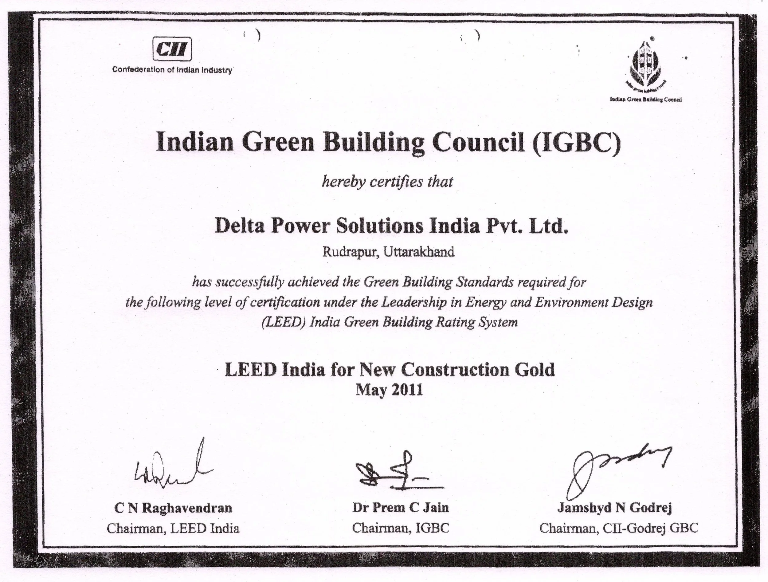 Delta Rudrapur_Green building certificate image.jpg