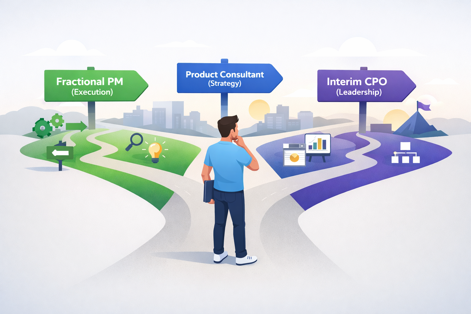 Fractional PM vs. Product Consultant vs. Interim CPO: Which One Does Your Startup Actually Need?