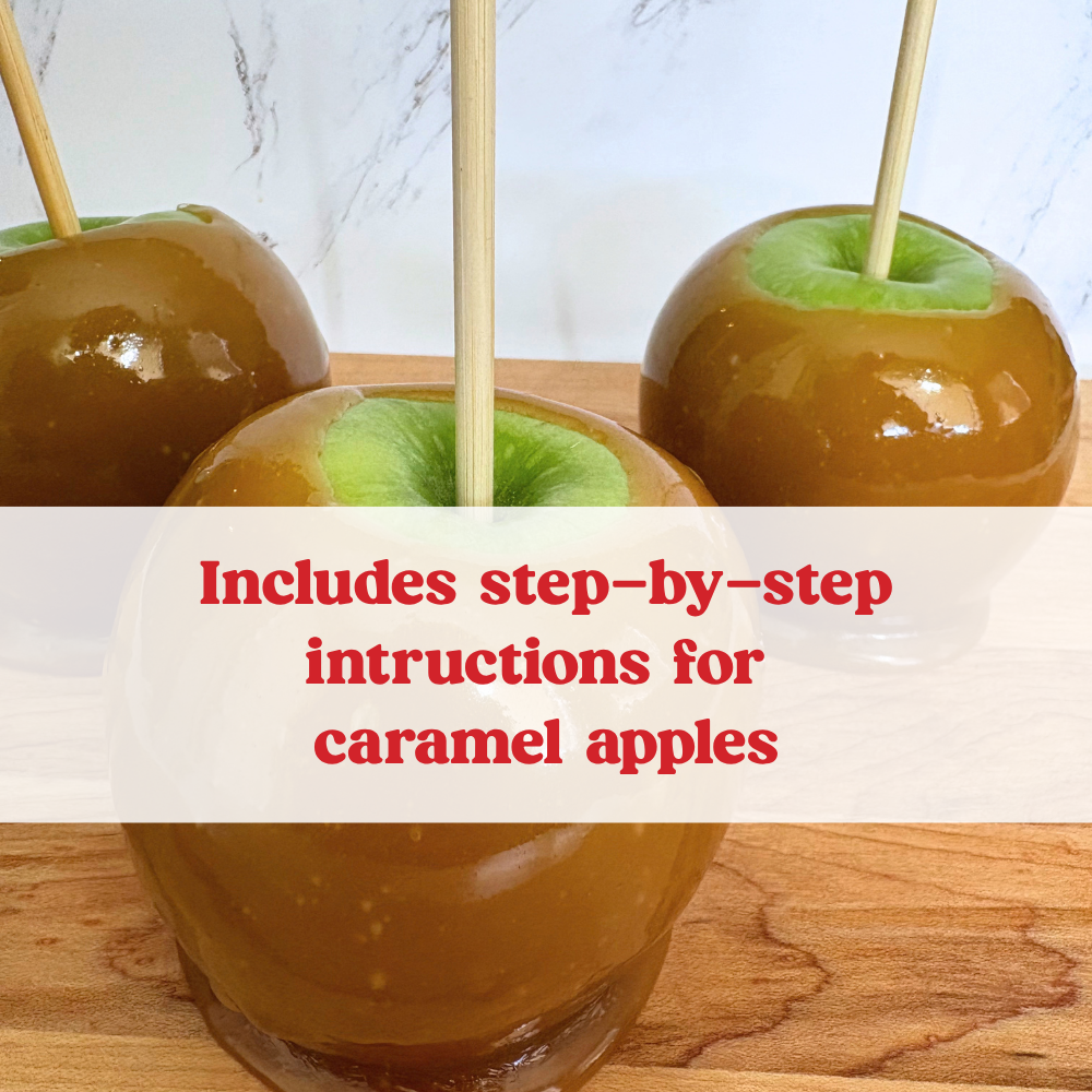 Includes how to make caramel apples with step by step instructions with pictures