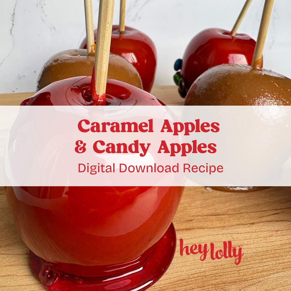 Caramel Apples & Candy Apples digital download recipe
