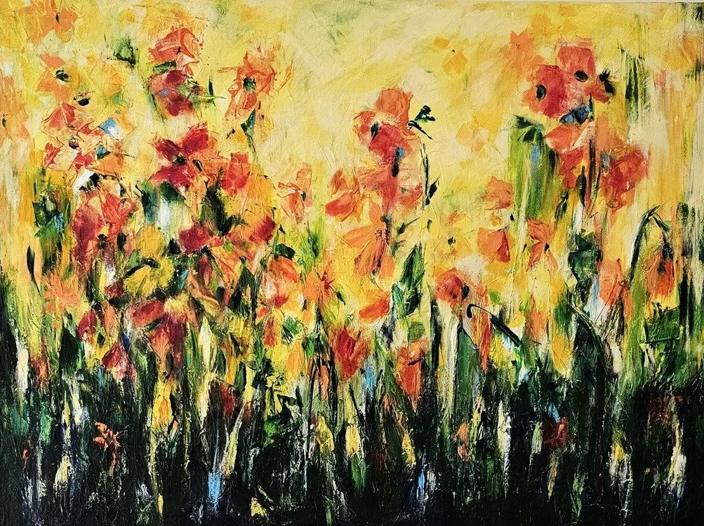 Susan's Wish. Acrylic on Canvas. 48x36 - Sold