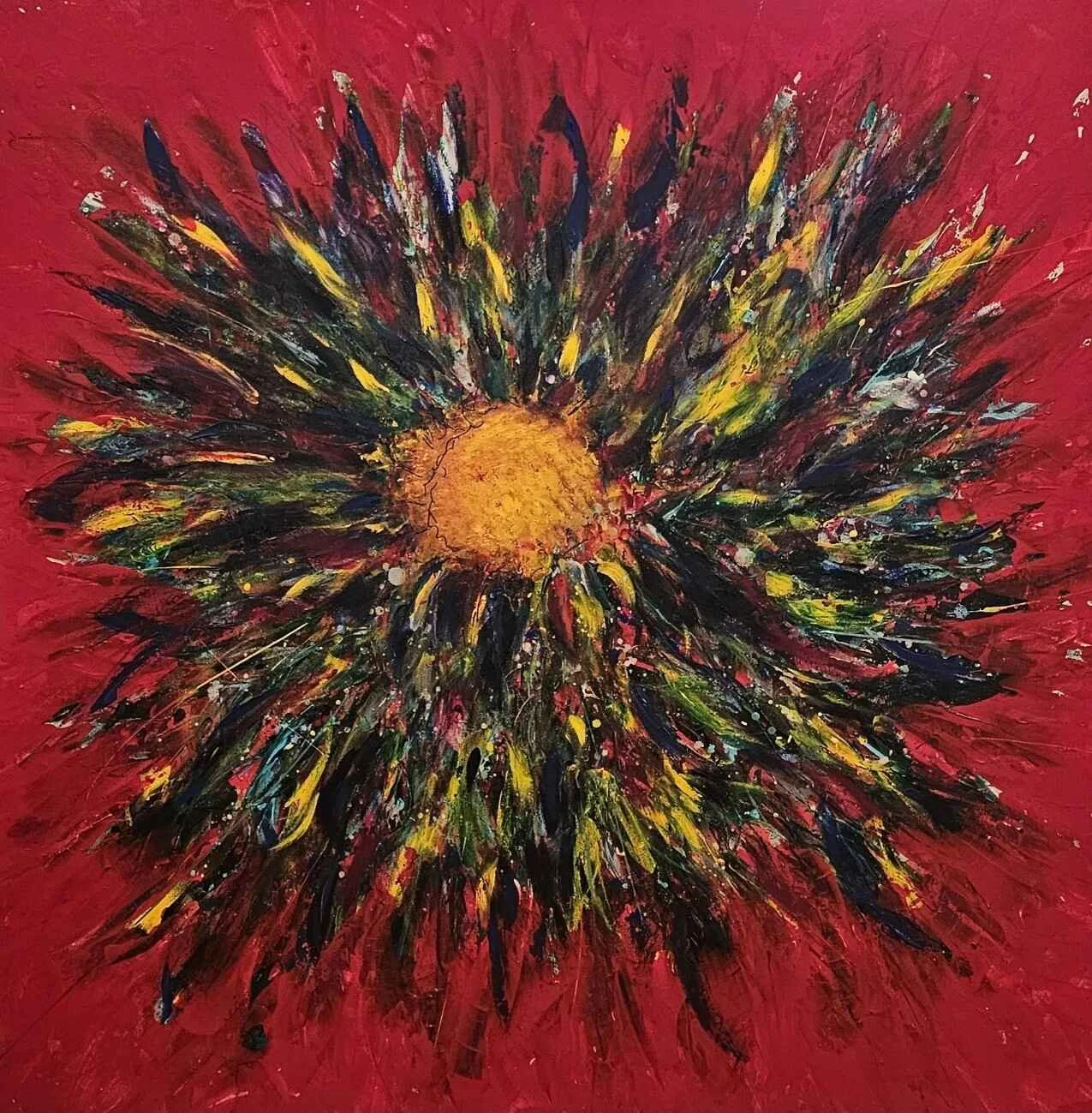 The Journey. Acrylic on Canvas. 48x48 - Sold