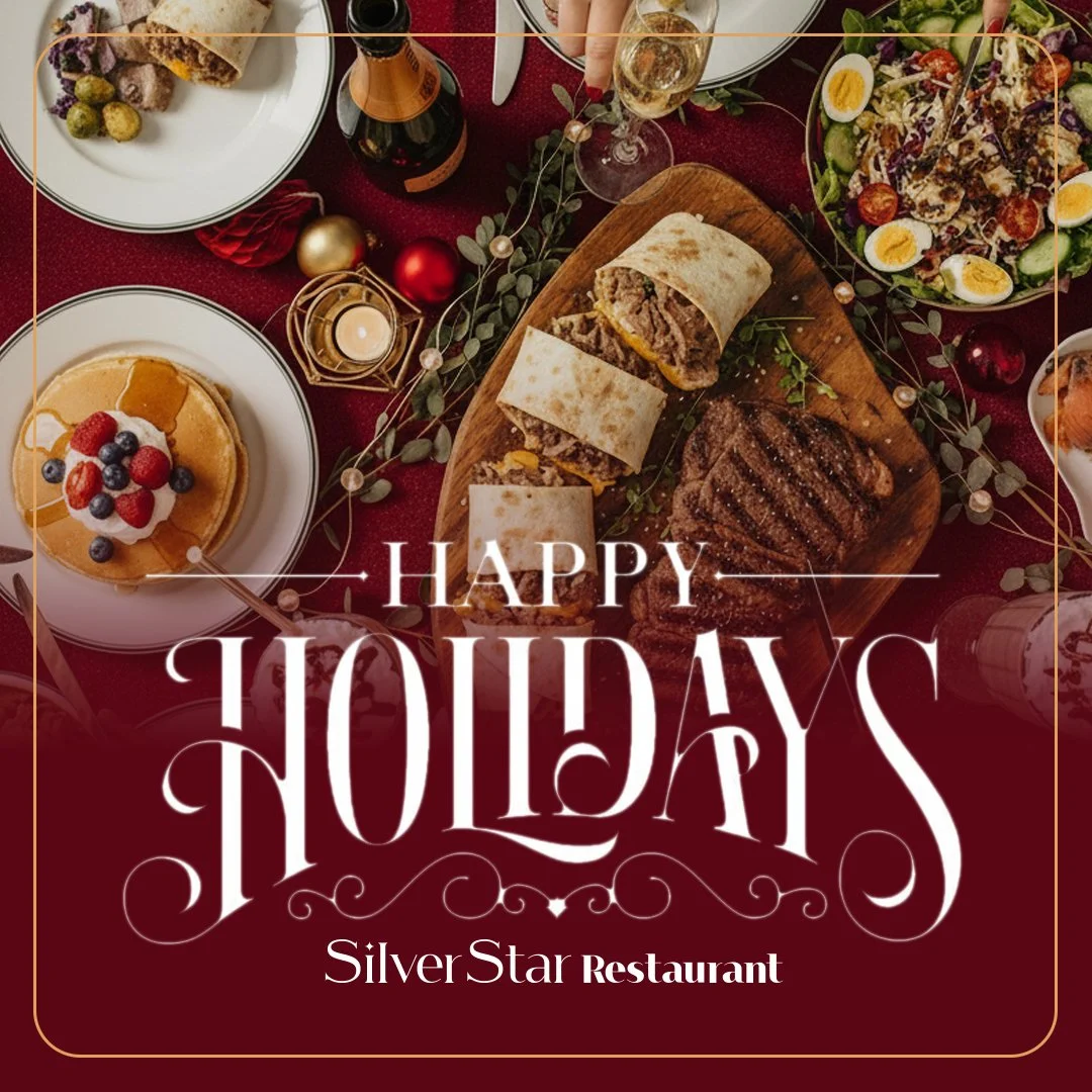 Wishing all our wonderful patrons a joyous and warm holiday season! We're incredibly grateful for your support throughout the year. May your days be filled with delicious food, great company, and unforgettable moments. We can't wait to celebrate with