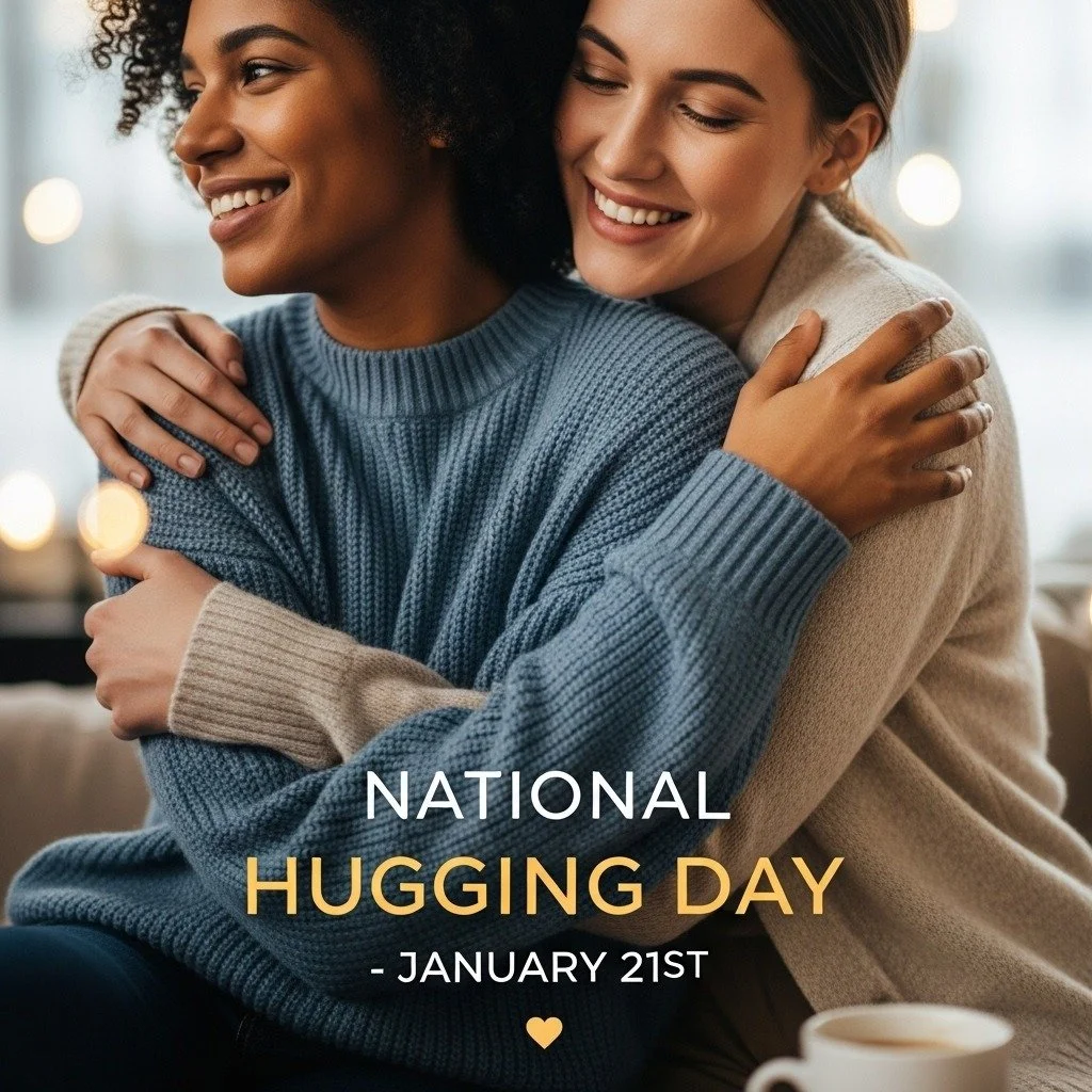 Science proves it: A 20-second hug can lower your cortisol and boost your heart health! 🧠❤️

Next Wednesday, Jan 21, we celebrate the 40th Anniversary of #NationalHuggingDay! 

Founded in 1986, this day reminds us to show affection to those we care 